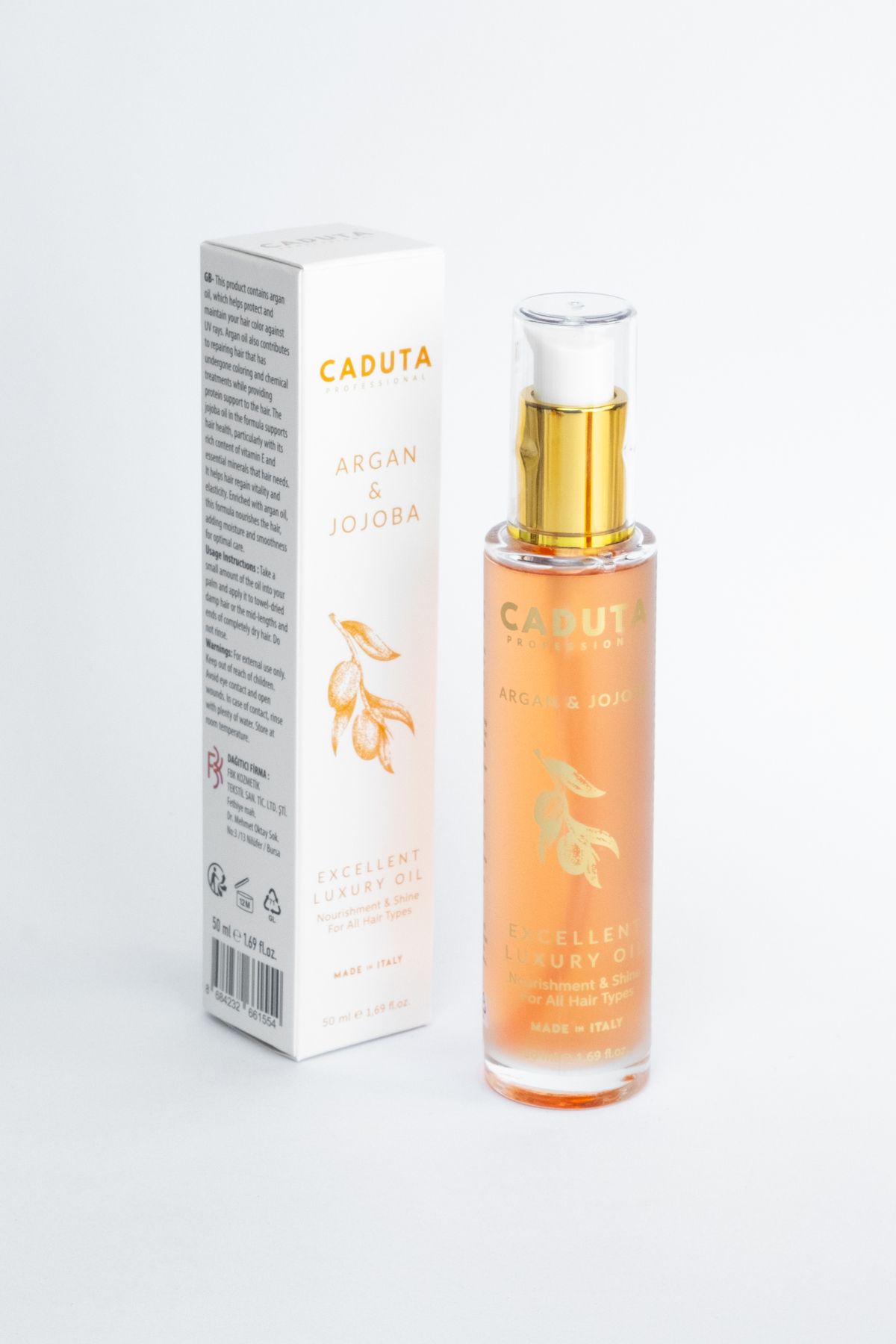 CADUTA Onarıcı ve Besleyici Saç Bakım Yağı Argan & Jojoba Oıl