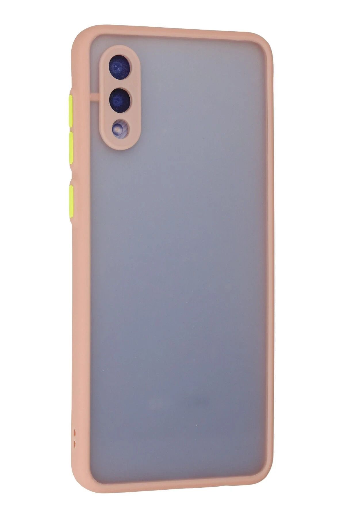 NewFace Samsung Galaxy A02 Kılıf Montreal Silikon Kapak - Pembe BSTMY