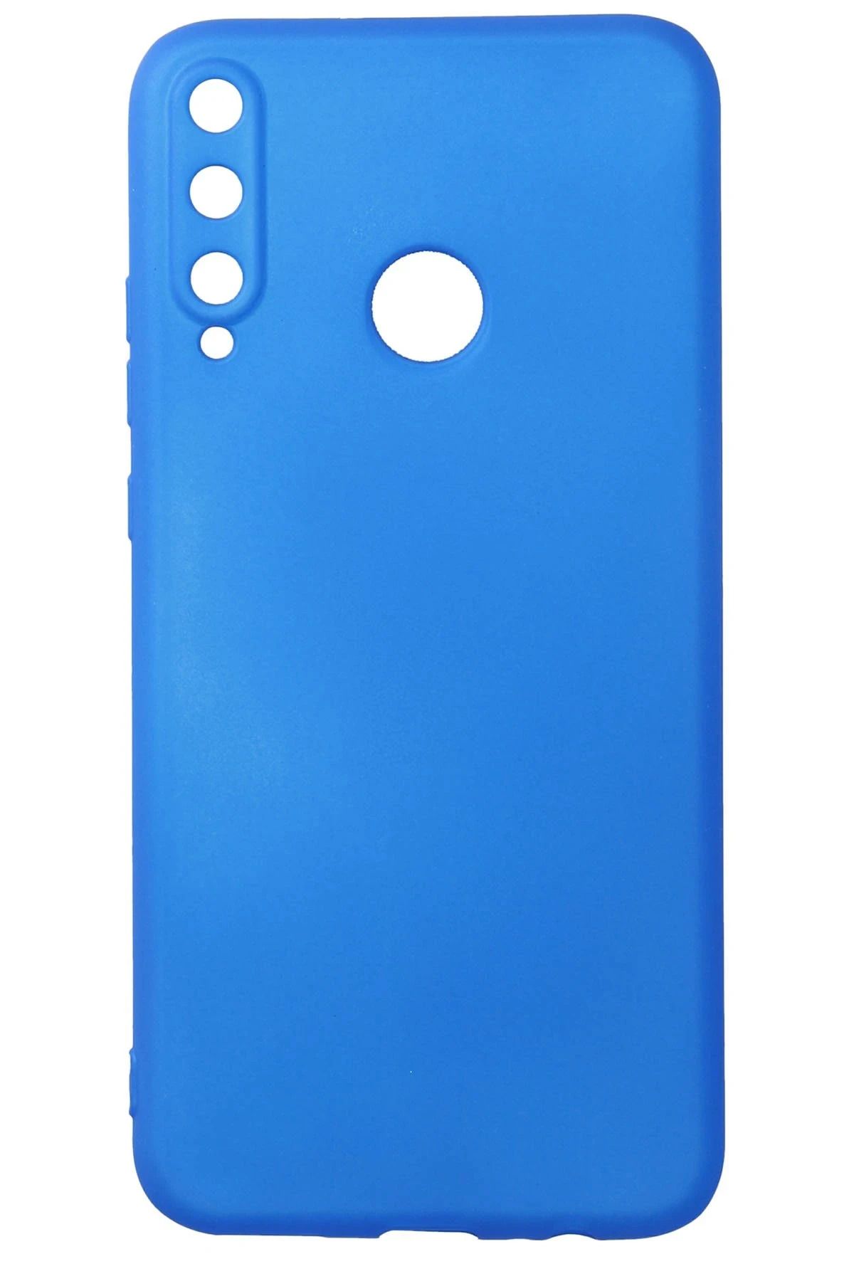 NewFace Huawei P40 Lite E Kılıf First Silikon - Mavi BSTMY