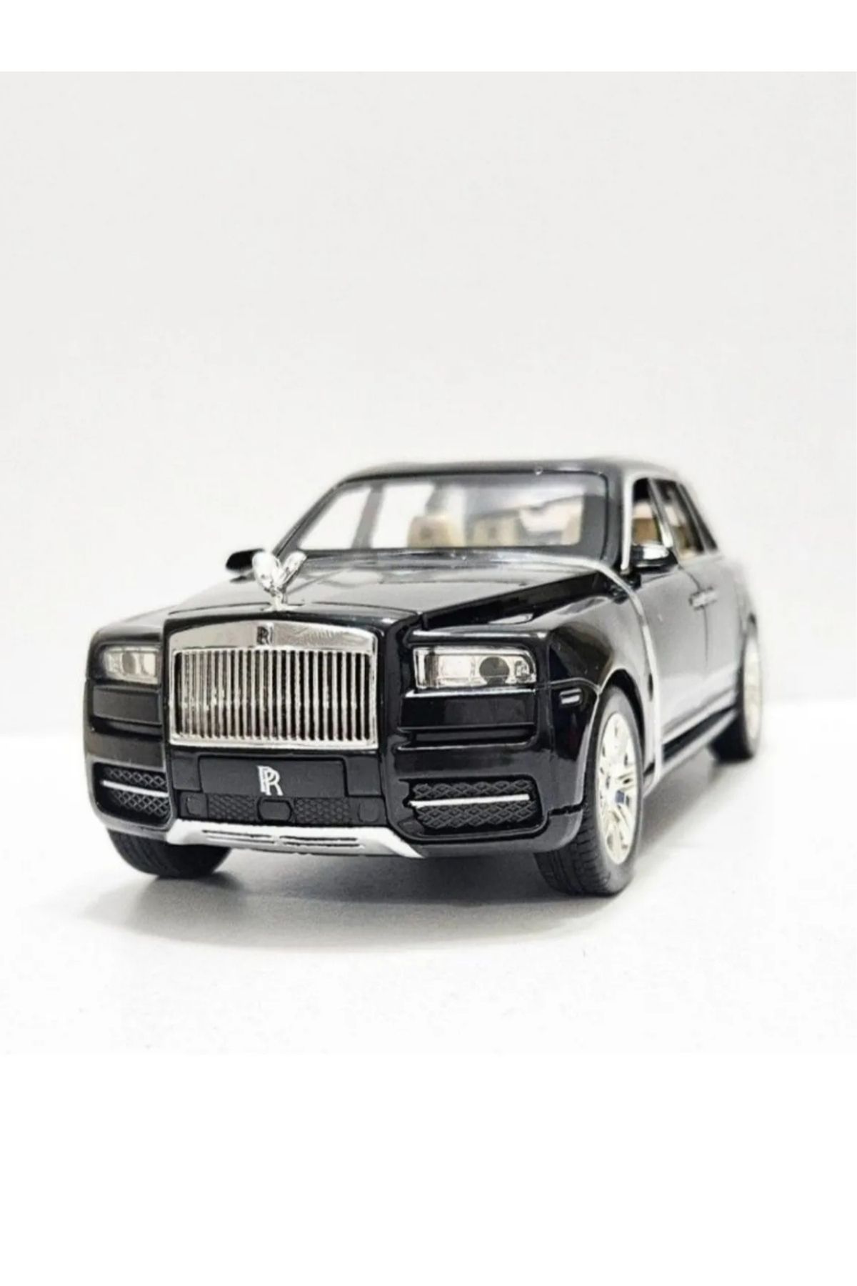 ÖZ OFİS Rolls Royce 1:24 Ölçek Çek Bırak Işıklı Sesli Diecast Maket Metal Araba Oyuncak