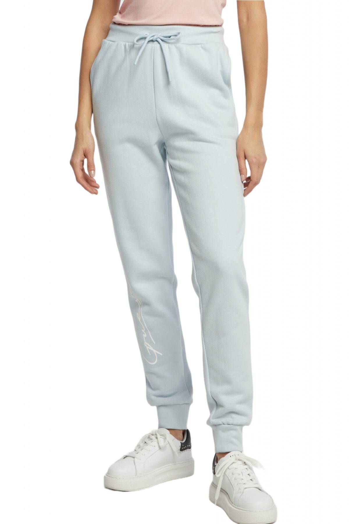 Guess-Pantaloni trening Guess Alexandra O1BA11 Albastru deschis L INTL 1