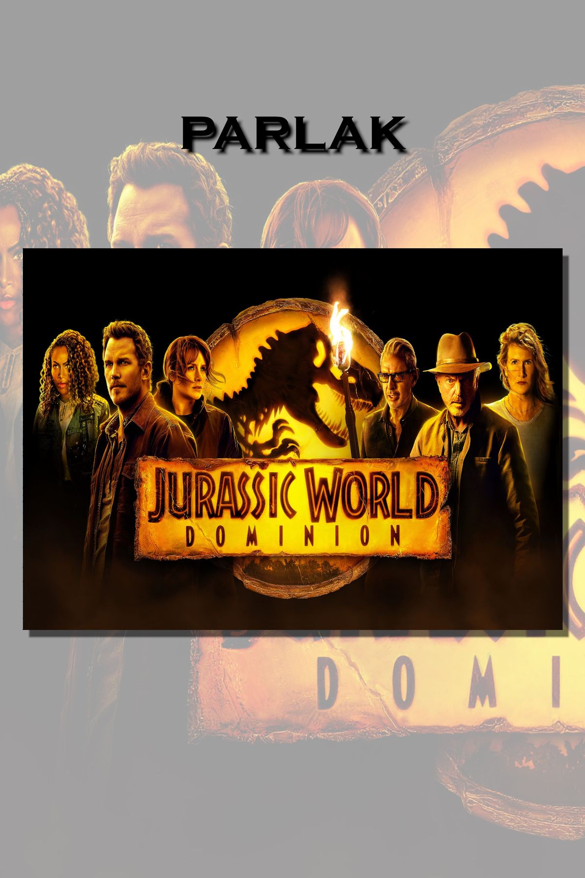 CALLWOOD Jurassic Park Çerçevesiz FilmTablo,Poster - Duvar Kağıdı Yüksek Kaliteli Baskı