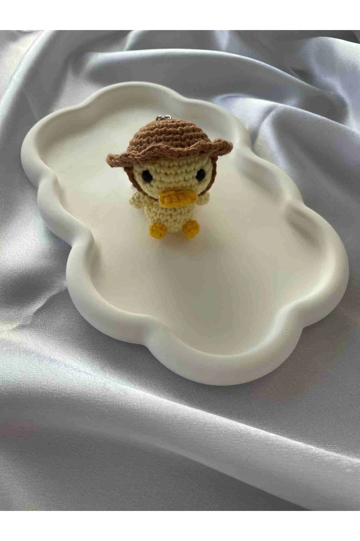 STOREMAX Amigurumi Anahtarlık El Yapımı Ördek 7 cm