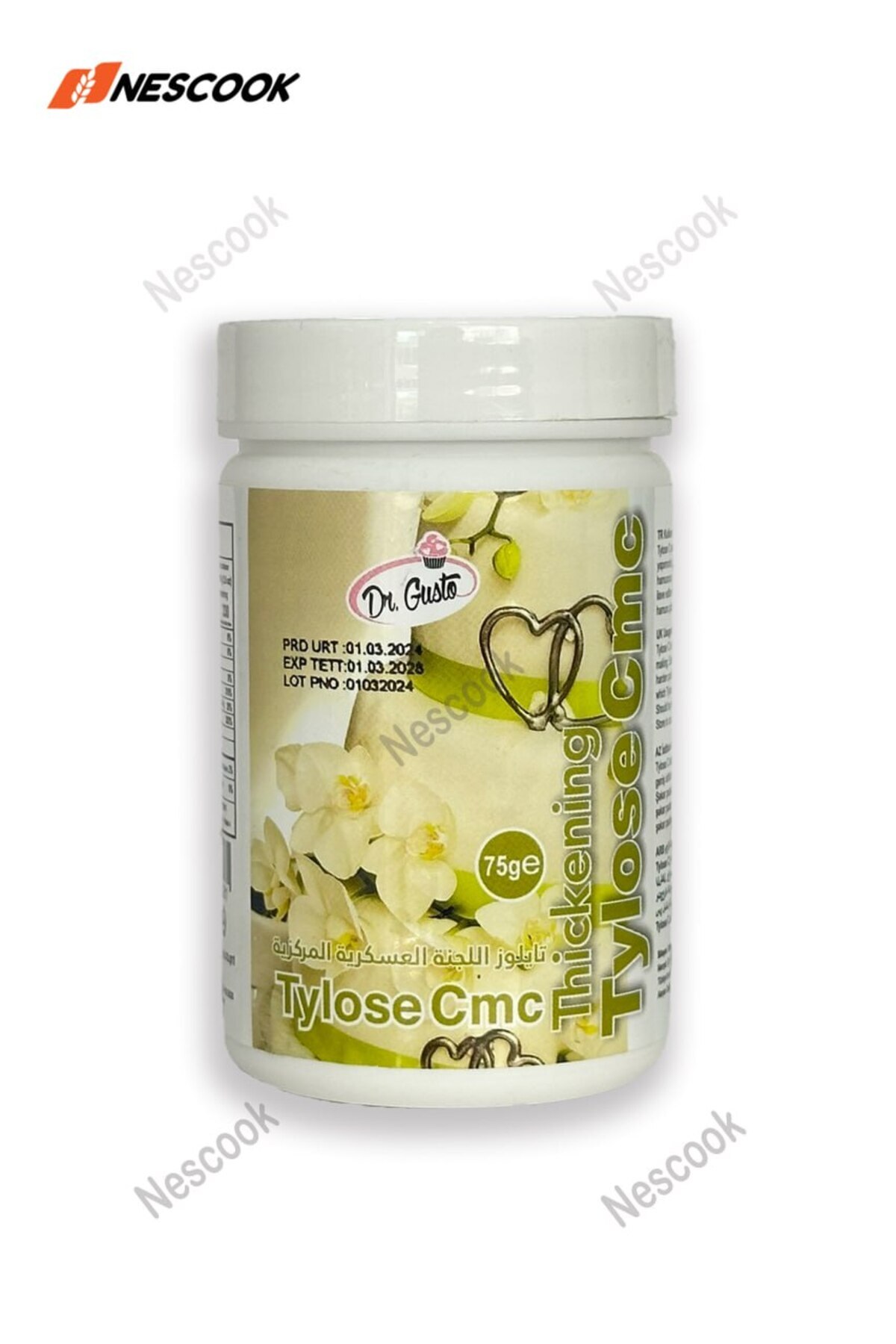 nescook-Tylose Cmc Thickener 75g – for Pastry and Candy Dough 1