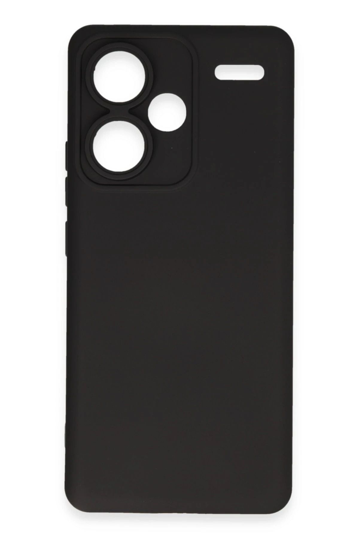 NewFace Xiaomi Redmi Note 13 Pro Plus Uyumlu Kılıf Nano içi Kadife Silikon - Siyah BSTMY