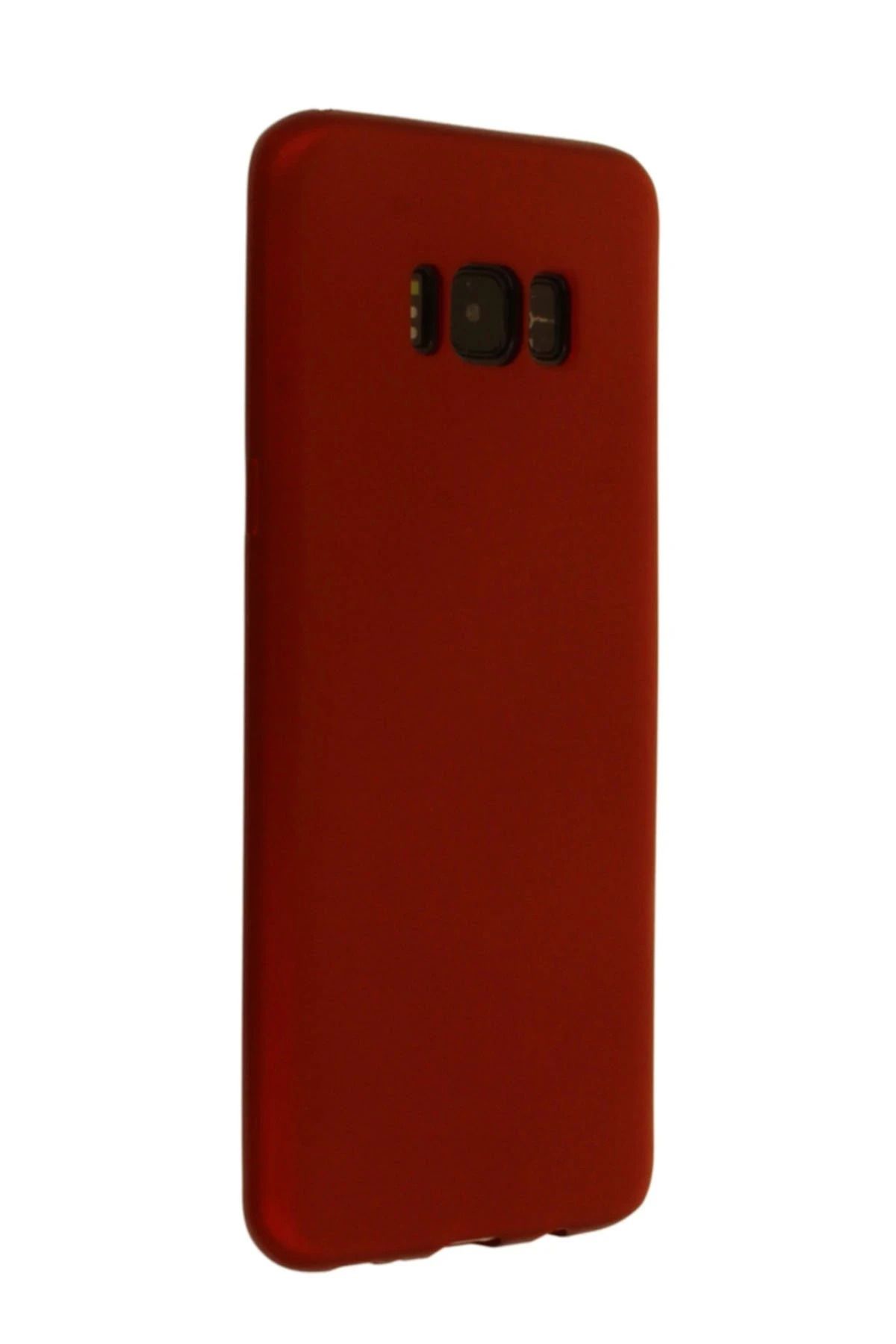 NewFace Samsung Galaxy S8 Plus Kılıf First Silikon - Bordo GLSTD