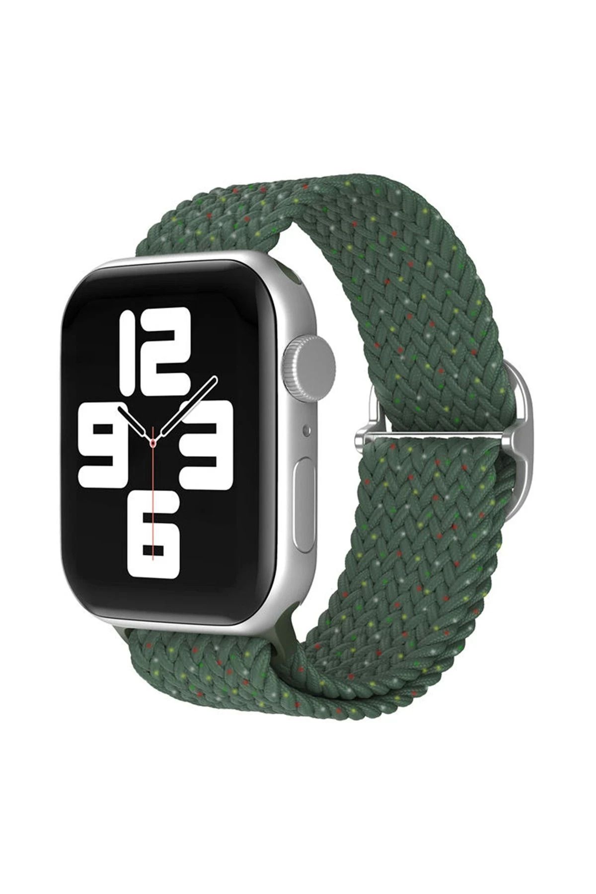 NewFace Apple Watch 42mm Star Kordon - Benekli Koyu Yeşil BSTMY