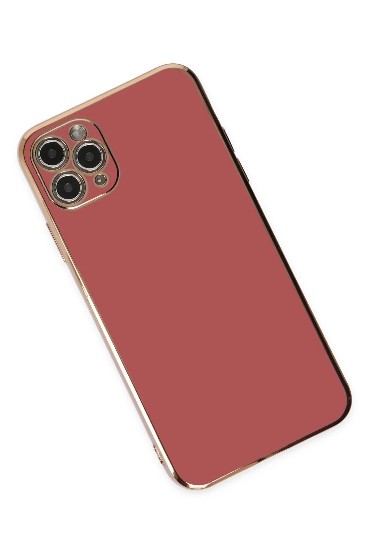 NewFace iPhone 11 Pro Max Kılıf Volet Silikon - Kırmızı BSTMY