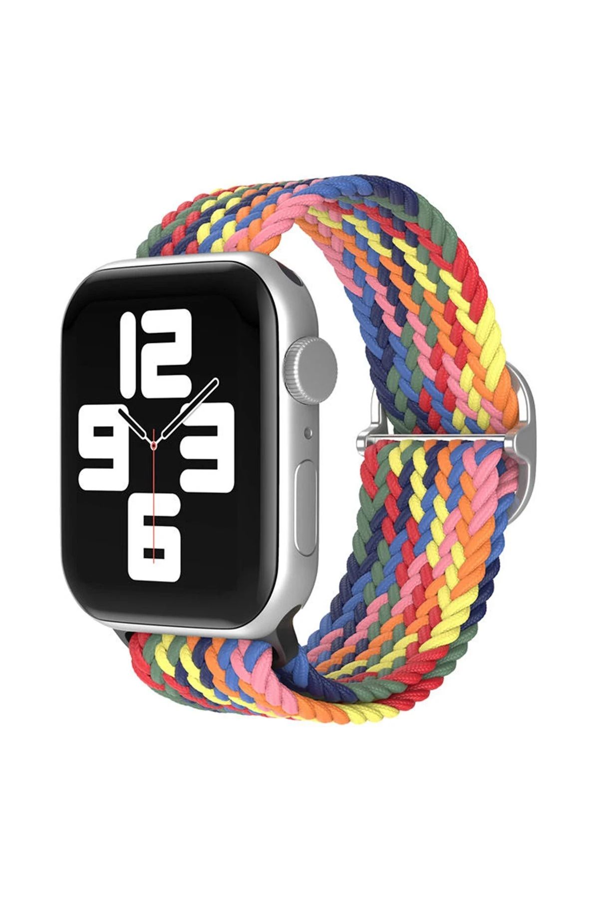 NewFace Apple Watch 42mm Star Kordon - Siyah-Bordo BSTMY