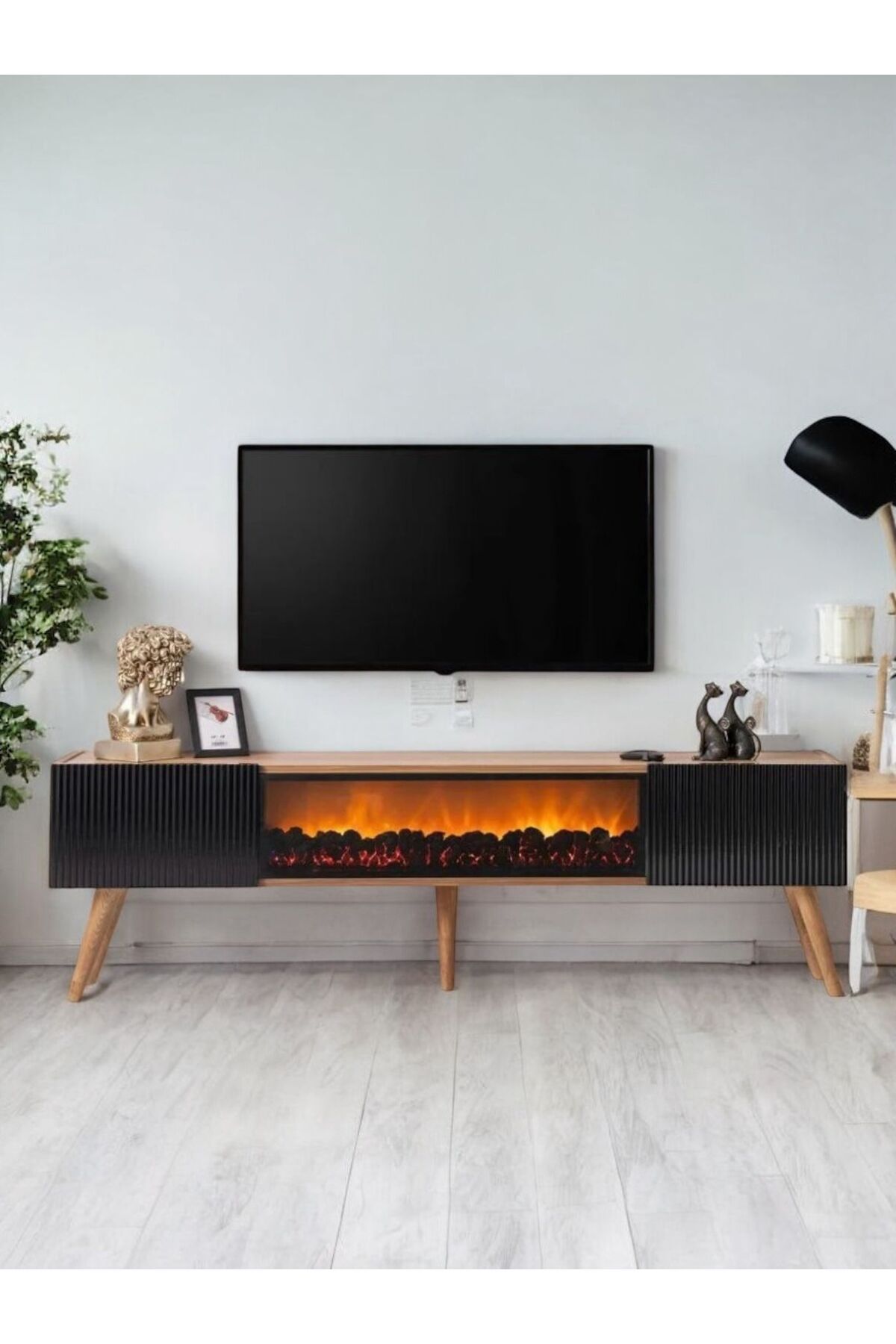 MeGulart Şömineli Tv Ünitesi 170 Cm