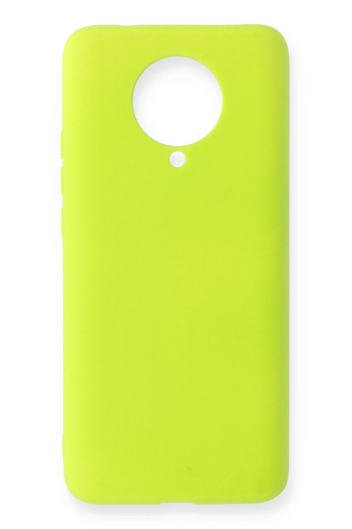 NewFace Xiaomi Redmi K30 Pro Uyumlu Kılıf Nano içi Kadife Silikon - Sarı BSTMY