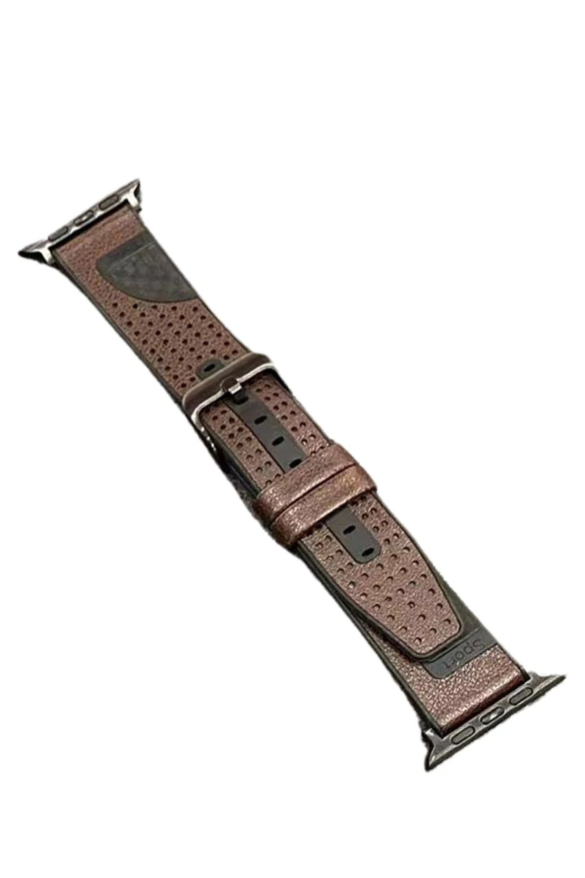 MOVENCHY Watch 45mm Buff Deri Kordon - Kahverengi DPMAH