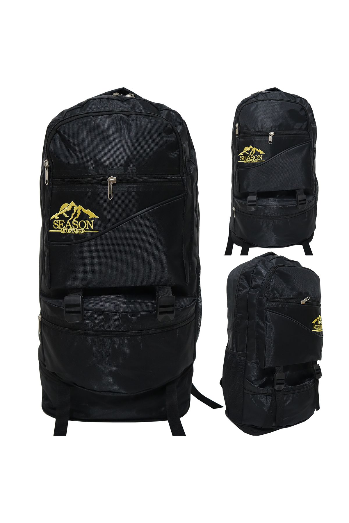 SEASON MOUNTAINER Kamp Çantası,Sırt Çantası,Dağcı,4 Gözlü, 40+ Litre