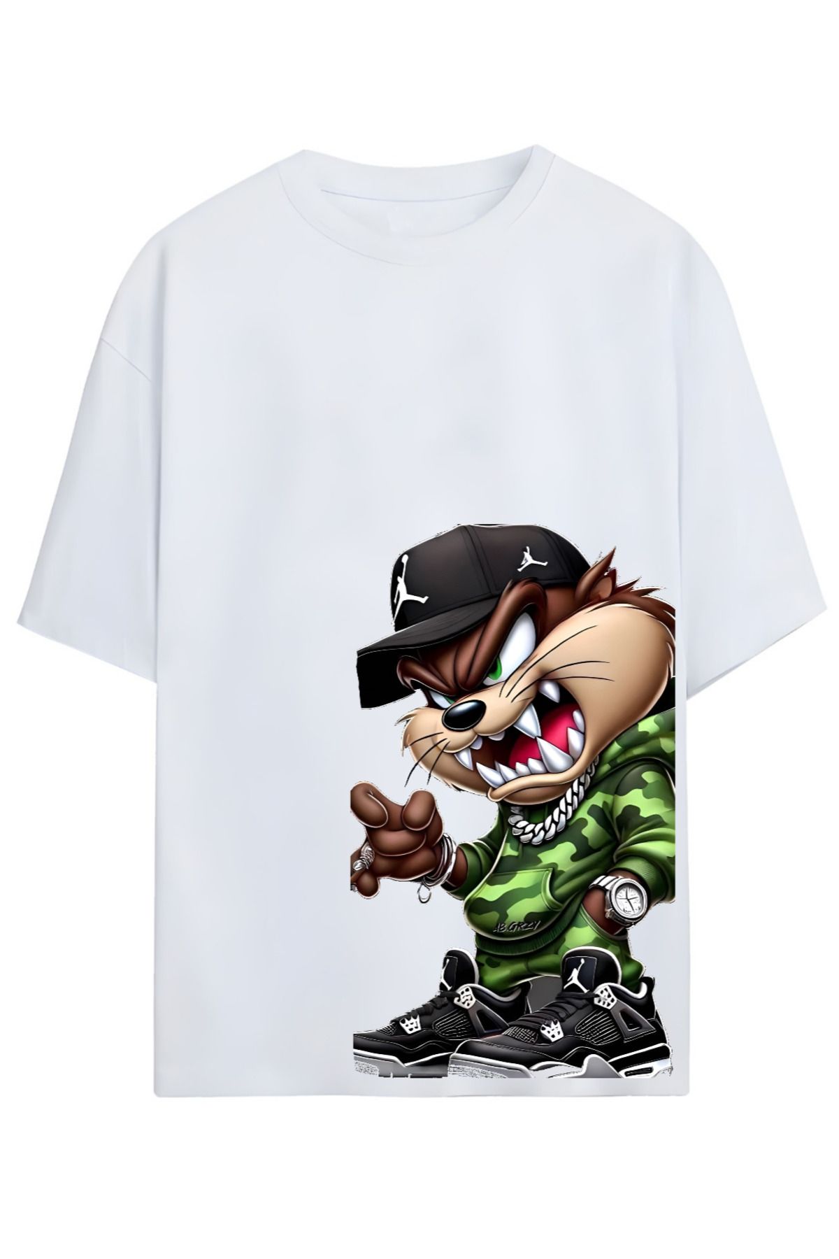 MAGORS TAZ THE TASMANIAN DEVIL UNISEX PAMUKLU TSHIRT