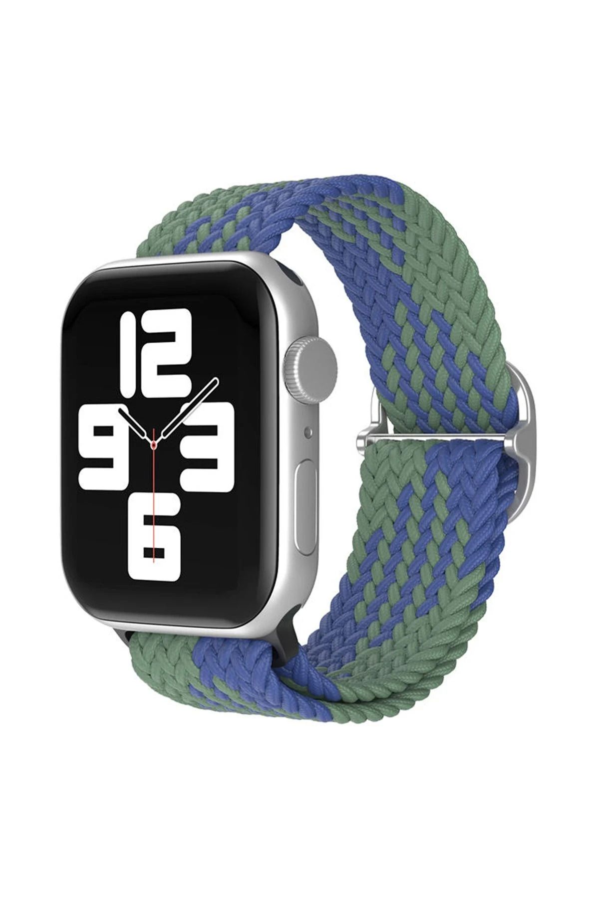 NewFace Apple Watch 42mm Star Kordon - Yeşil-Lacivert BSTMY