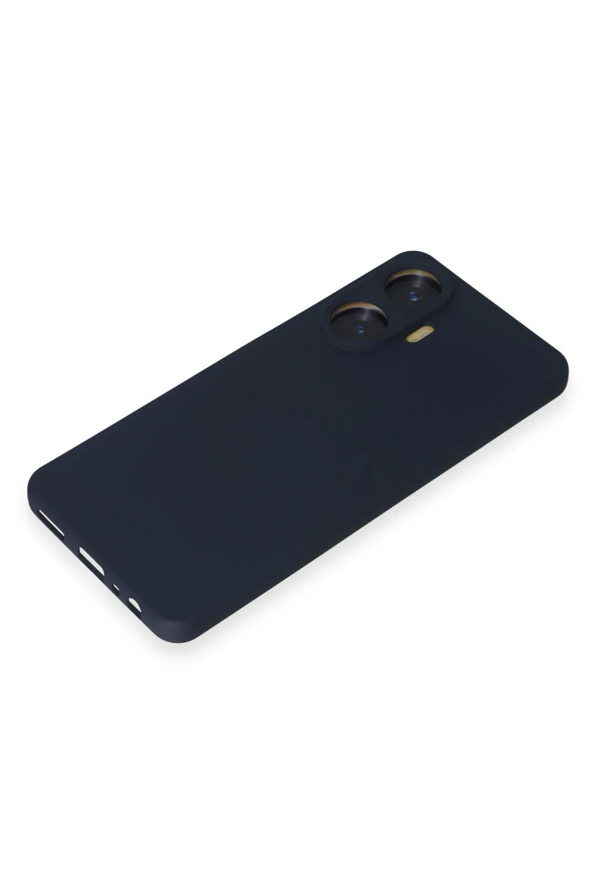 NewFace Realme C55 Uyumlu Kılıf Nano içi Kadife Silikon - Lacivert DPMAH