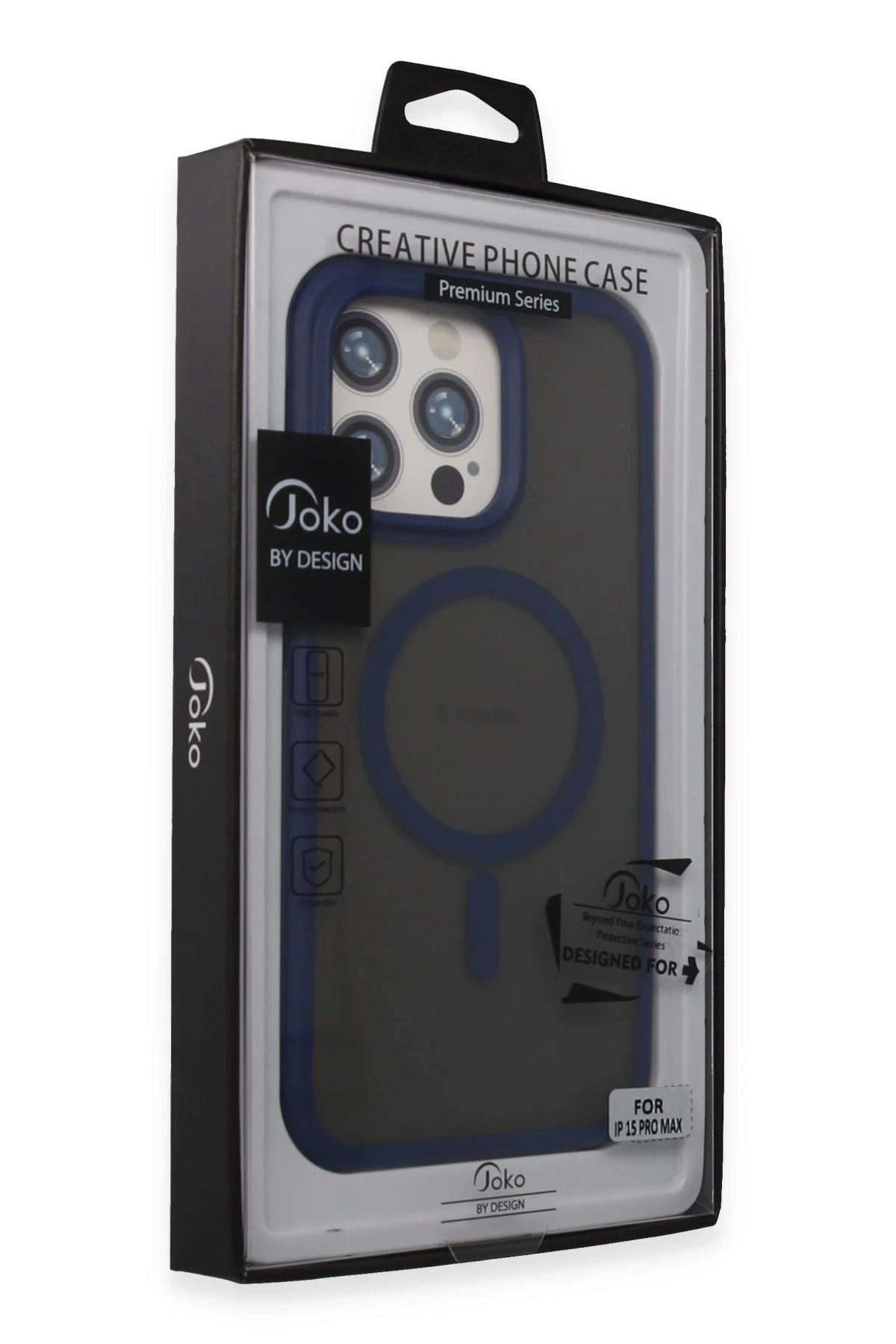 Joko iPhone 15 Pro Toras Airbag Magsafe Kapak - Lacivert DPMAH