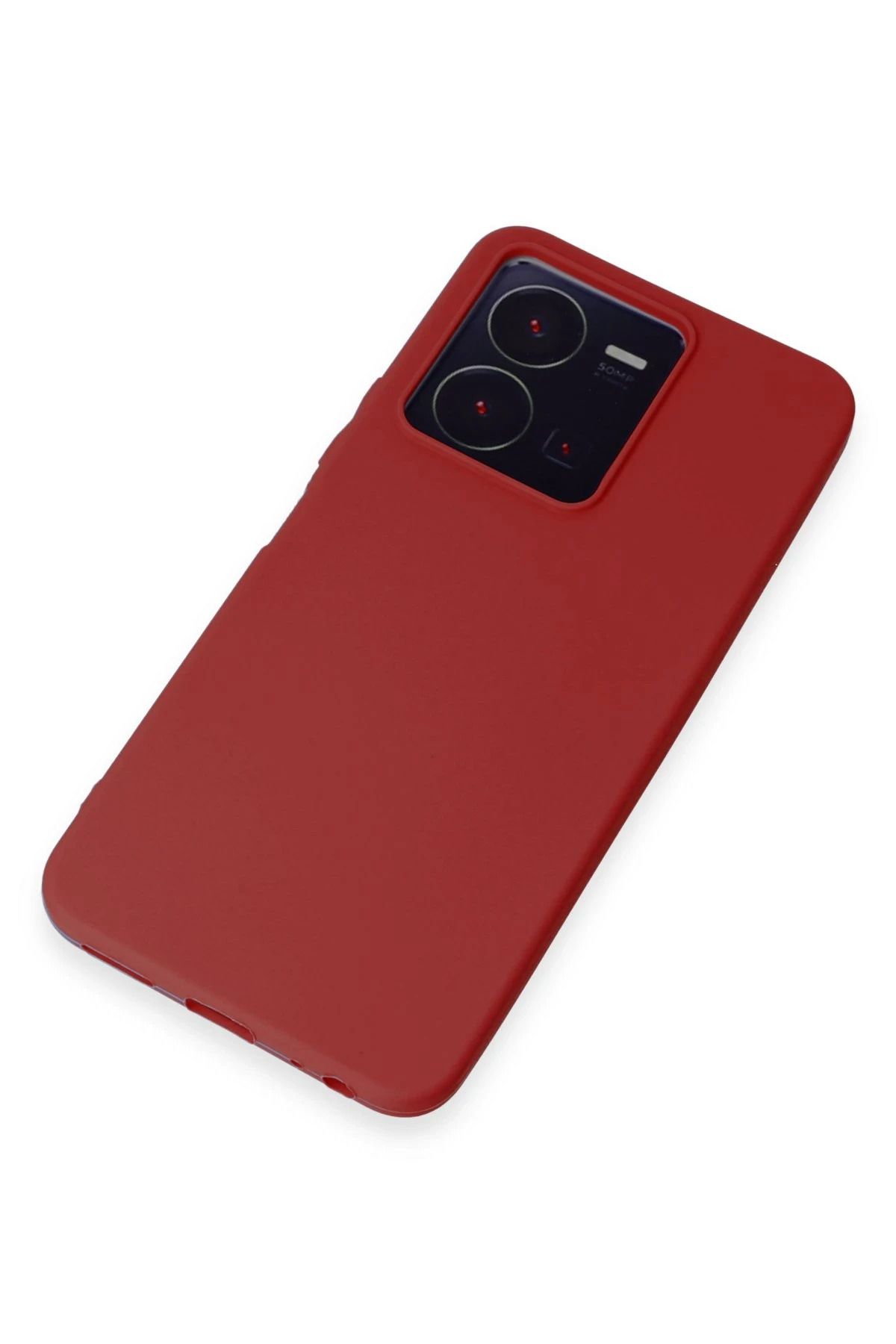 NewFace Vivo Y35 Kılıf First Silikon - Kırmızı SVLRS