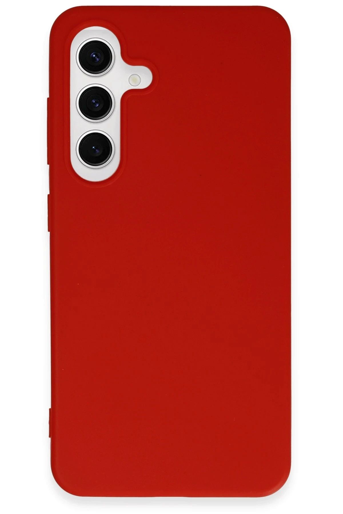 NewFace Samsung Galaxy S24 Kılıf First Silikon - Kırmızı BSTMY