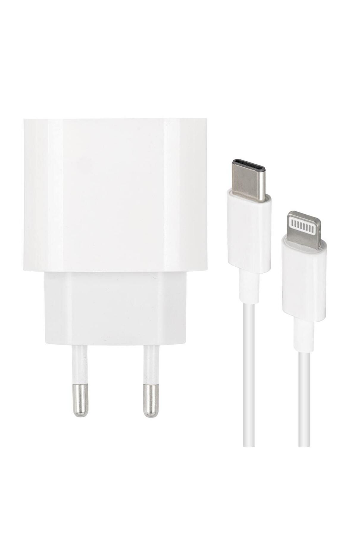 Emperium WK-21443 PD-C 20 WATT TYPE-C ŞARJ BAŞLIK ADAPTÖRÜ + TYPE-C TO LIGHTNING KABLO (NO:9) (5122)