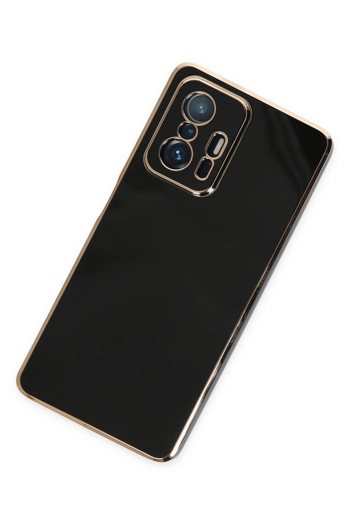NewFace Xiaomi Mi 11T Pro Kılıf Volet Silikon - Siyah BSTMY