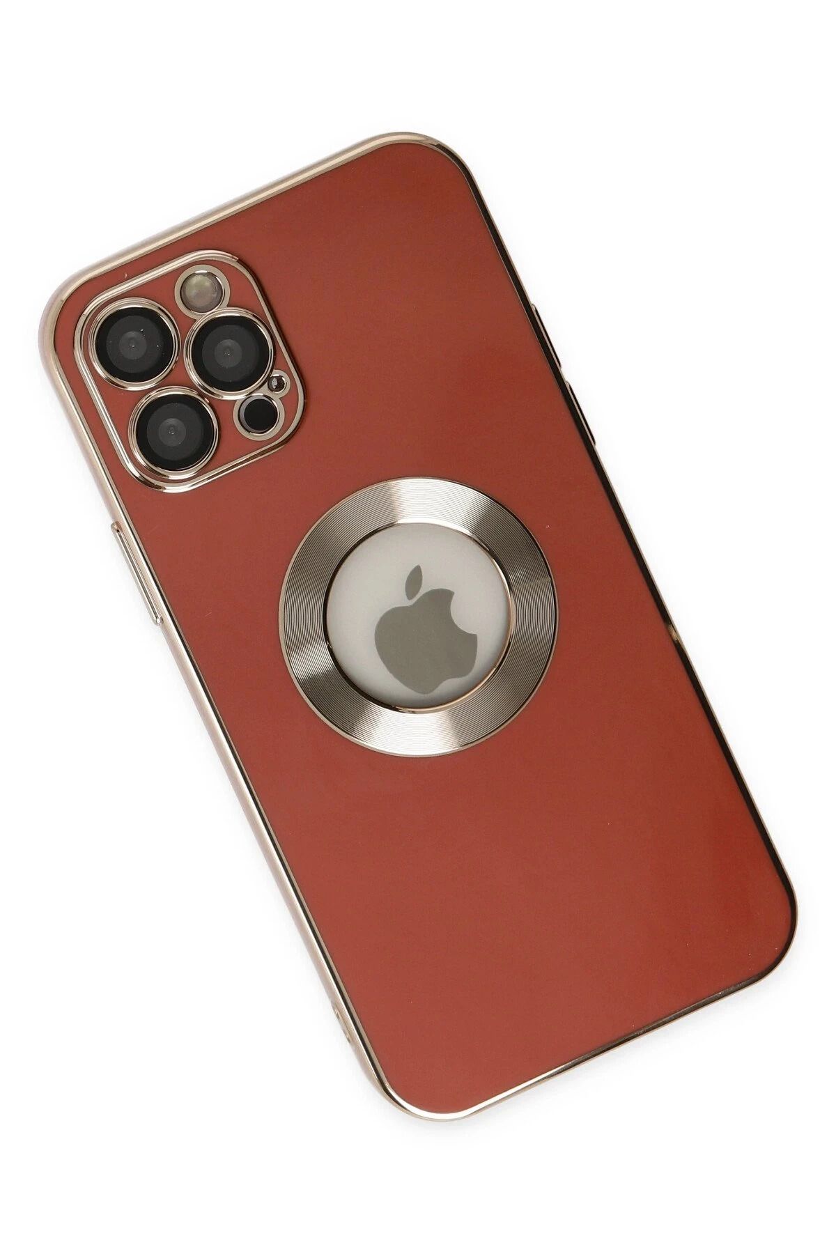 NewFace iPhone 12 Pro Max Kılıf Store Silikon - Kırmızı DPMAH