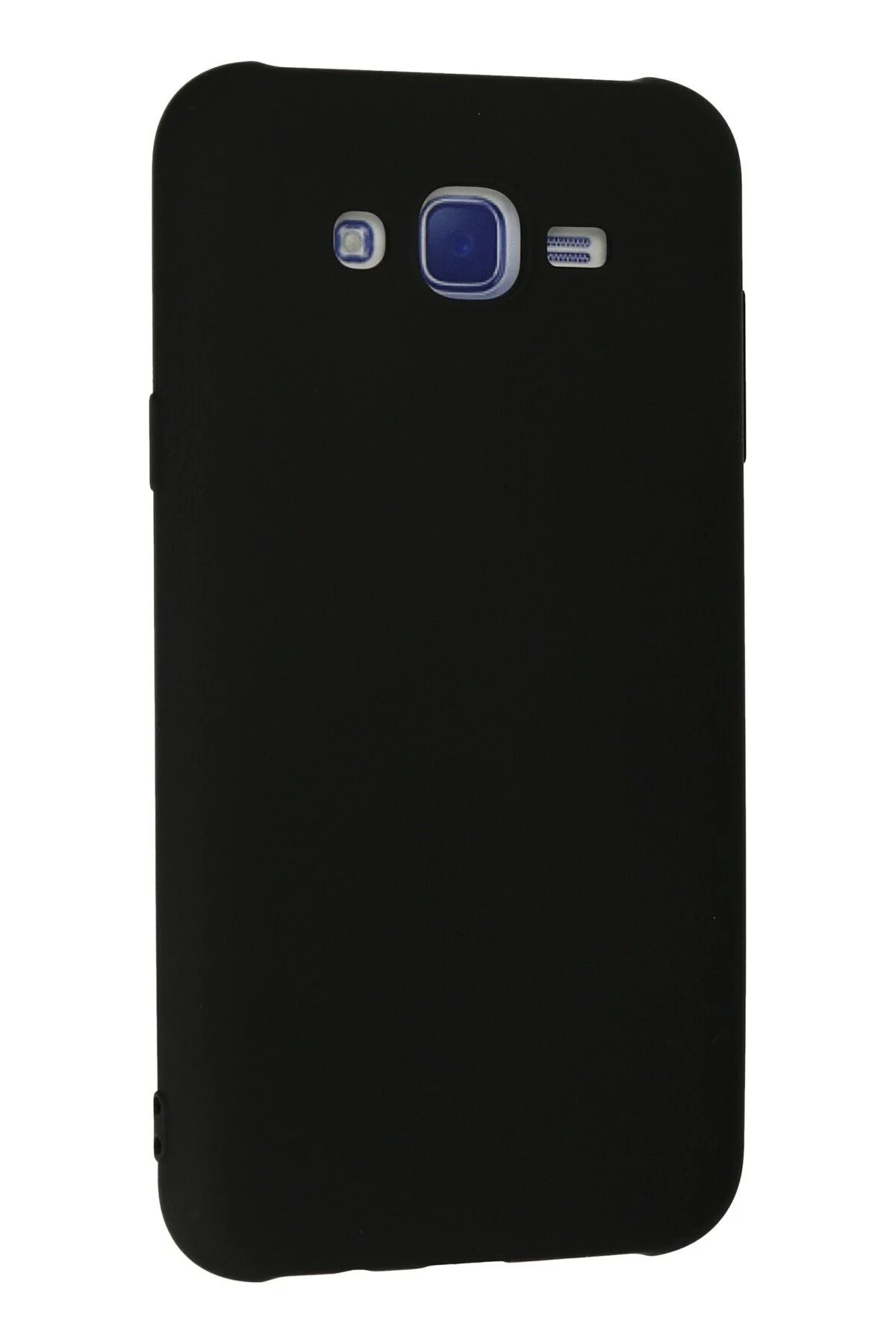 NewFace Galaxy J7 Uyumlu  Kılıf Nano içi Kadife Silikon - Siyah BSTMY