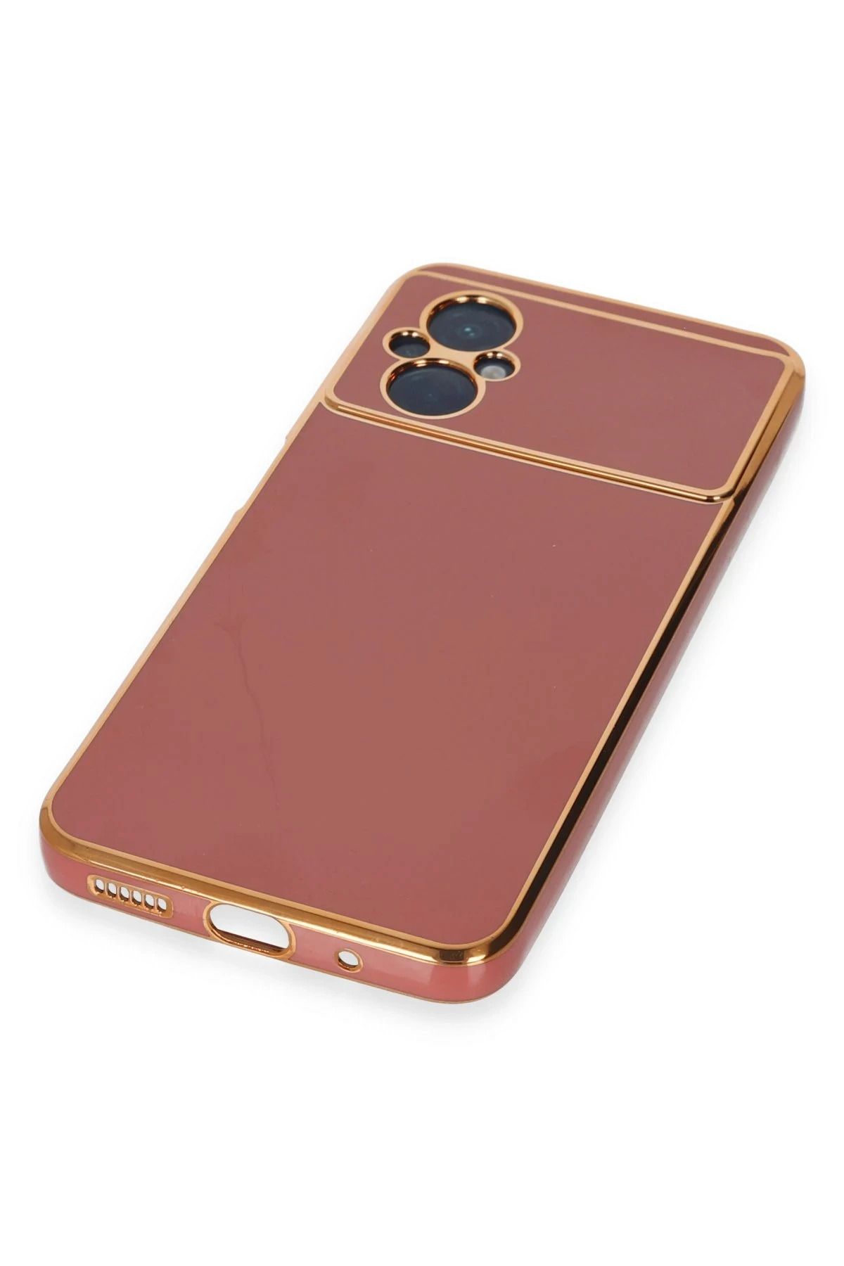 NewFace Xiaomi Poco M5 Kılıf Volet Silikon - Kırmızı WLZOR