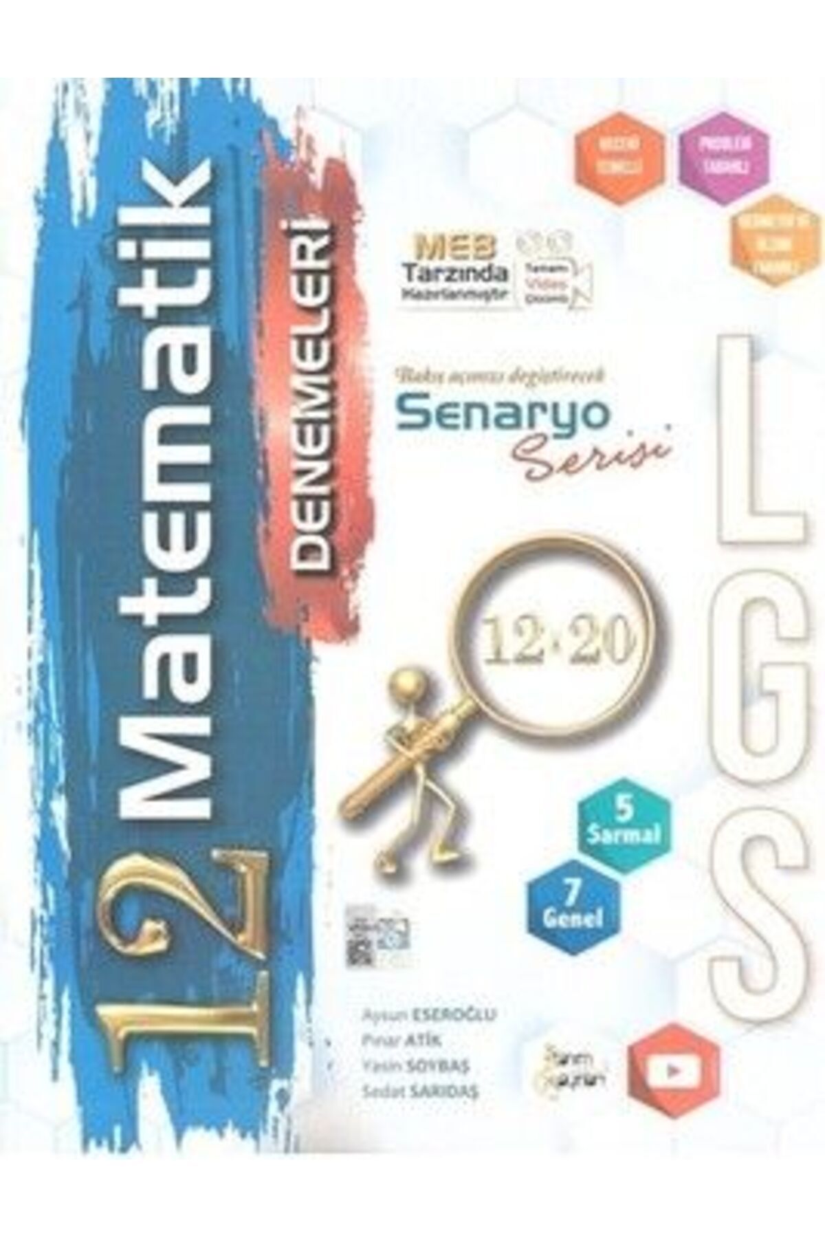 AV YAYINLARI 8. Sınıf Lgs Matematik 12 X 20 Deneme (KAMPANYALI)