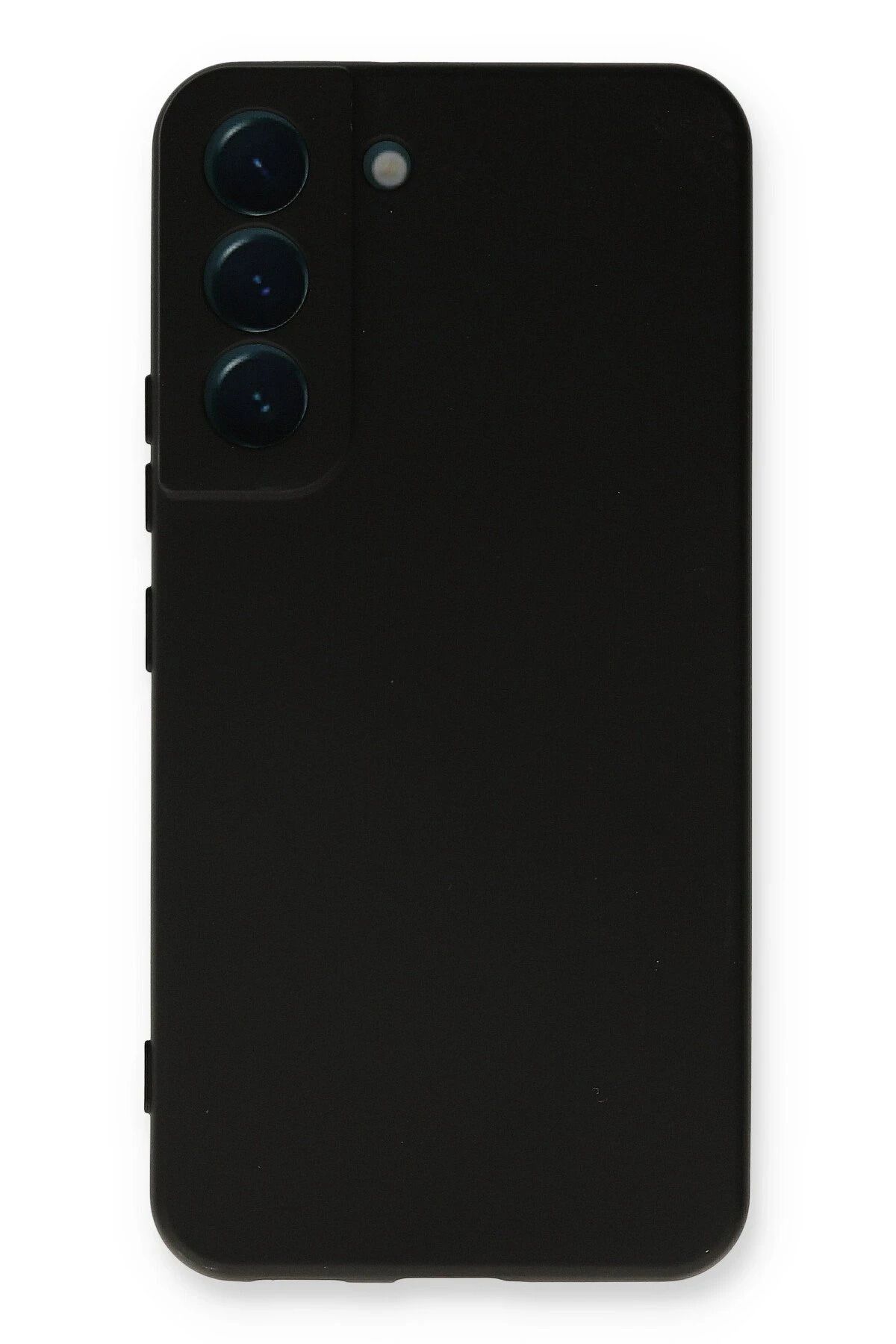 NewFace Galaxy S22 Plus uyumlu Kılıf Nano içi Kadife Silikon - Siyah BSTMY