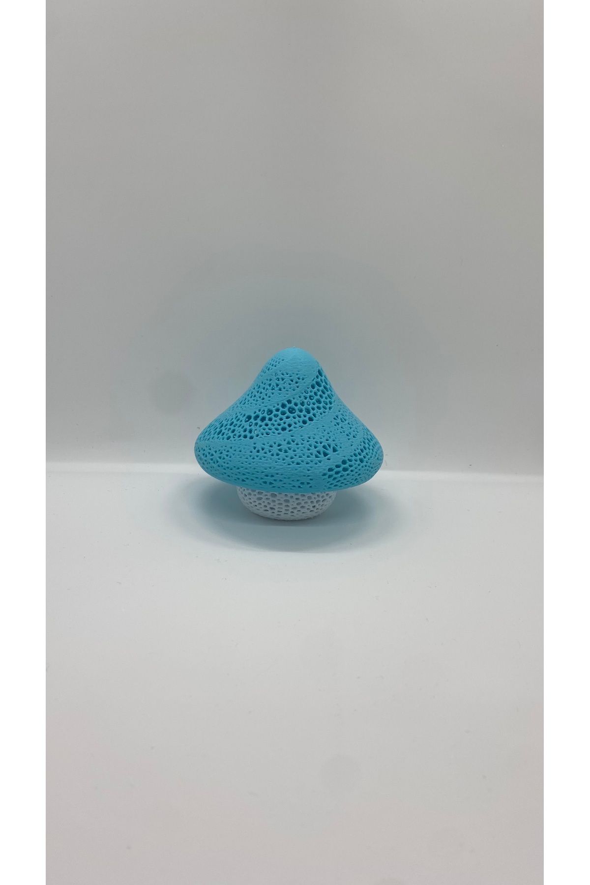 Güneş Sanat Evi Dekoratif Mantar Model Mumluk + Led Mum