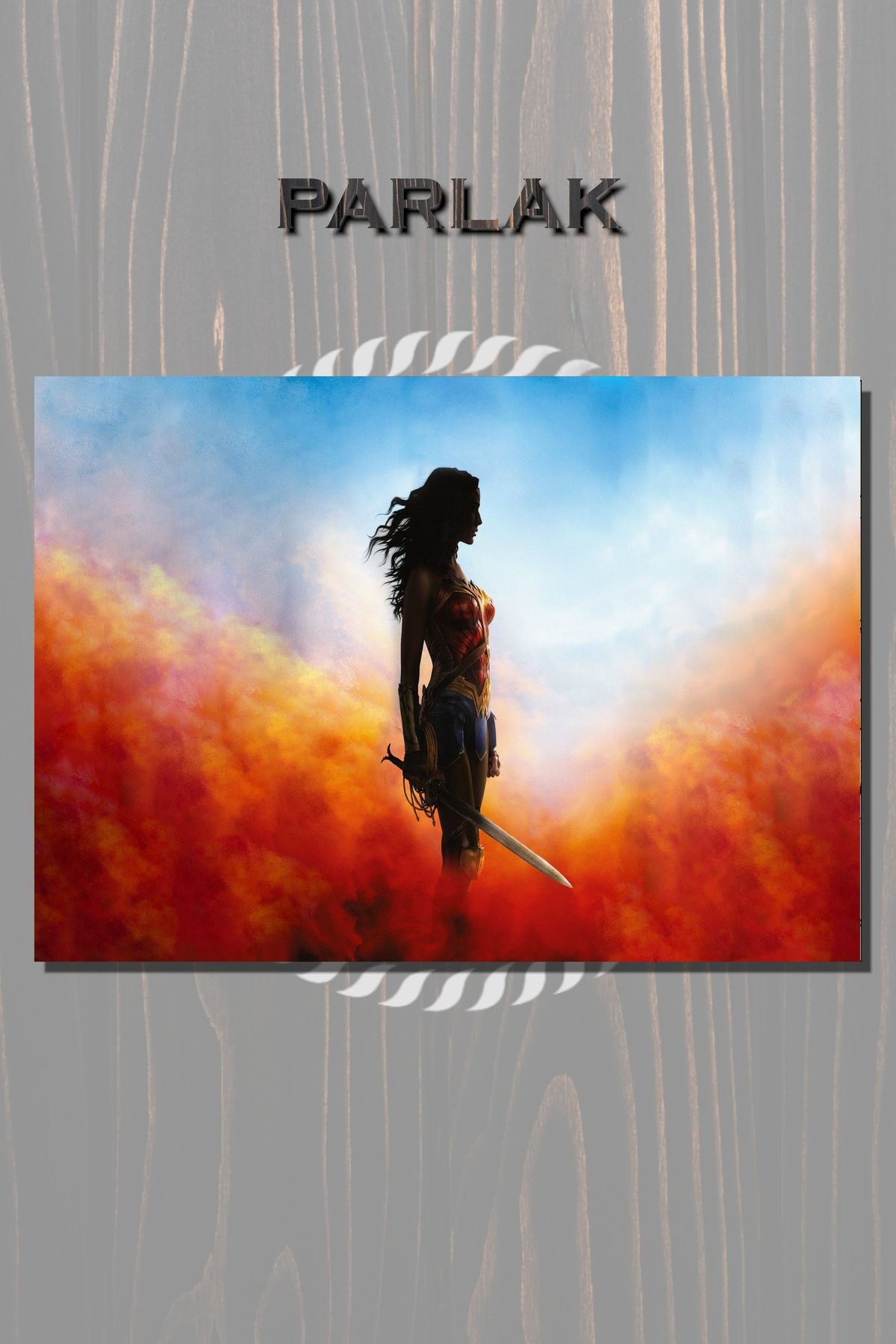 CALLWOOD Wonder Woman Çerçevesiz FilmTablo,Poster - Duvar Kağıdı Yüksek Kaliteli Baskı