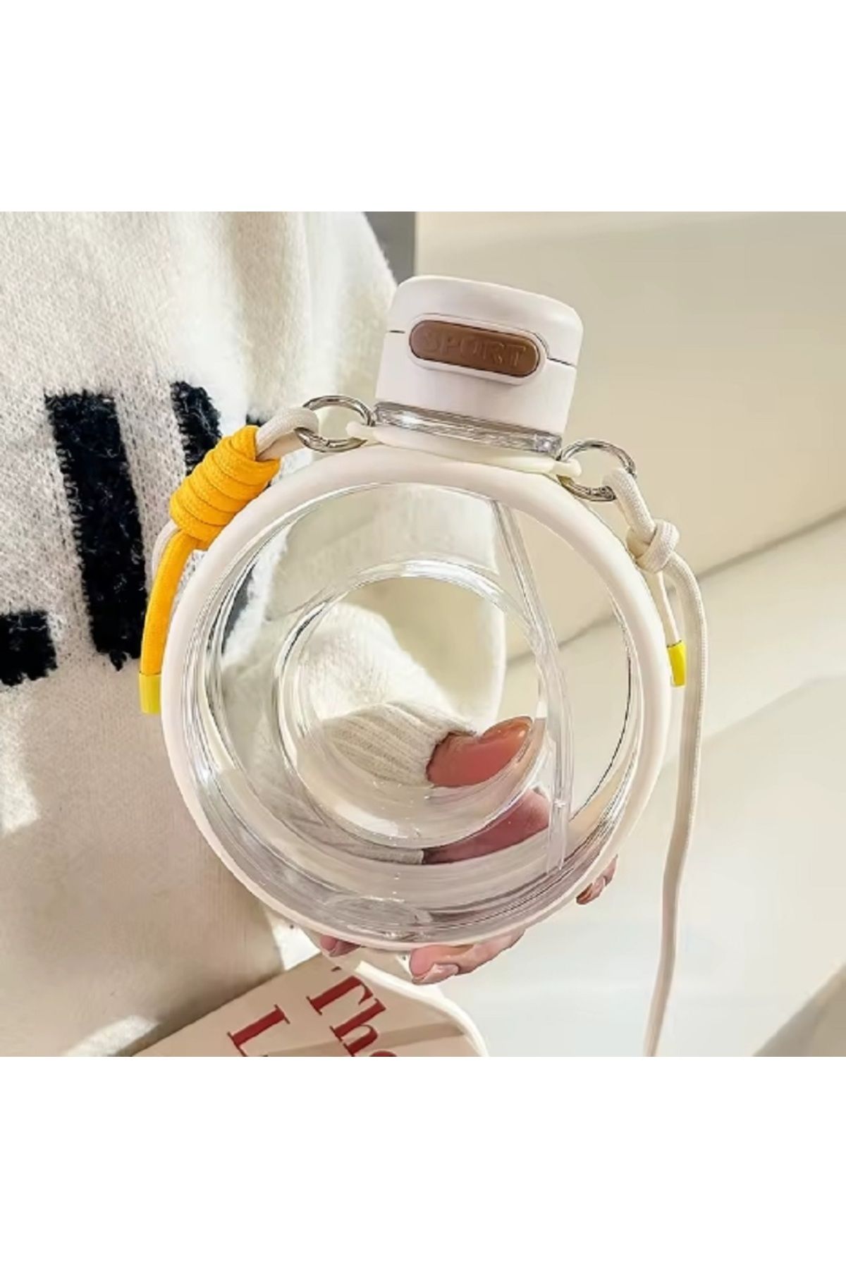 hediyeconcepti 750ml Büyük Kapasiteli Taşınabilir Kamp Spor Matarası