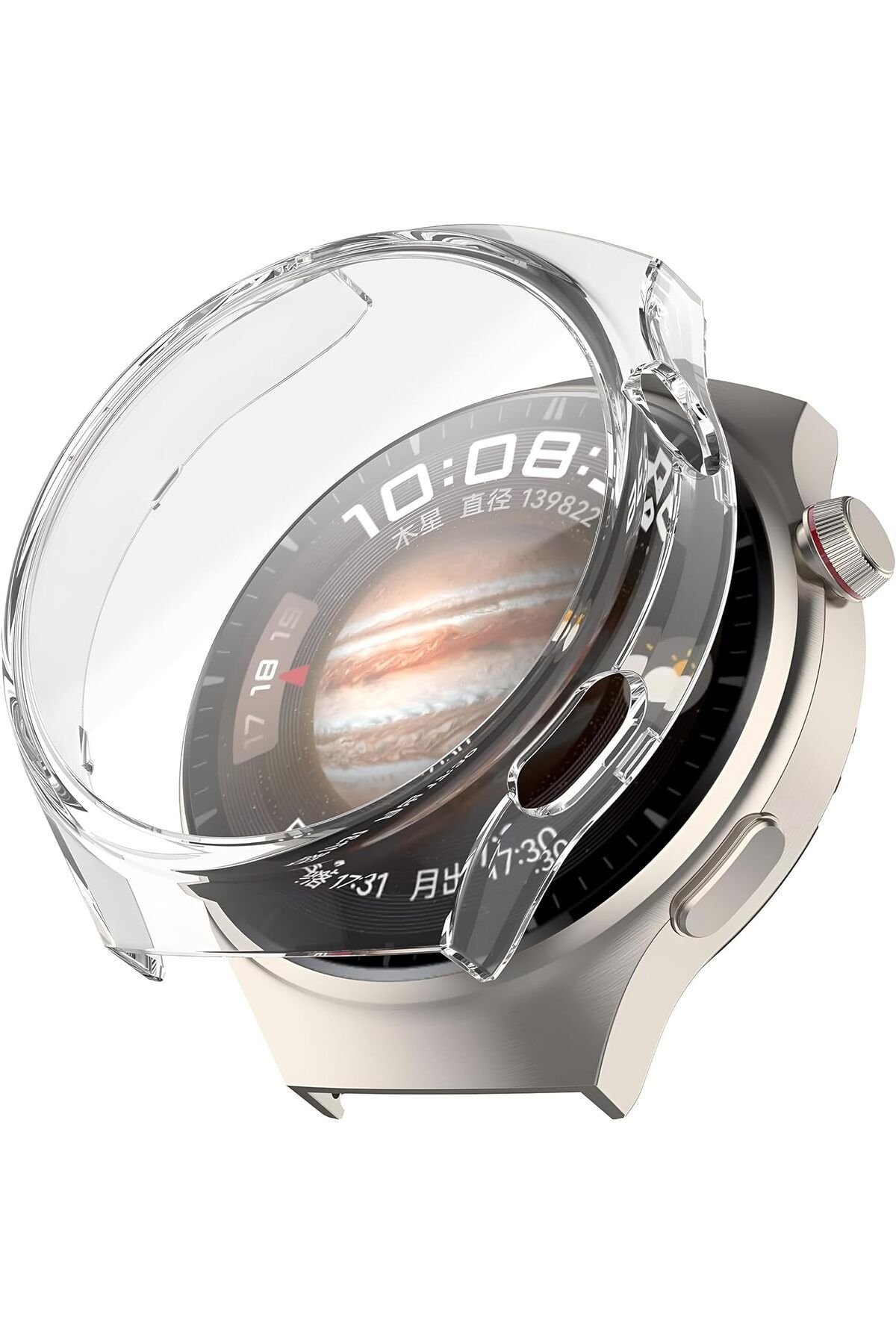 KDROĞLU KDROGLU Watch 4 Pro İçin Saatin Çerçevesini Tam Saran TPU Ekran Koruyuculu Çizilme ve Darbelere