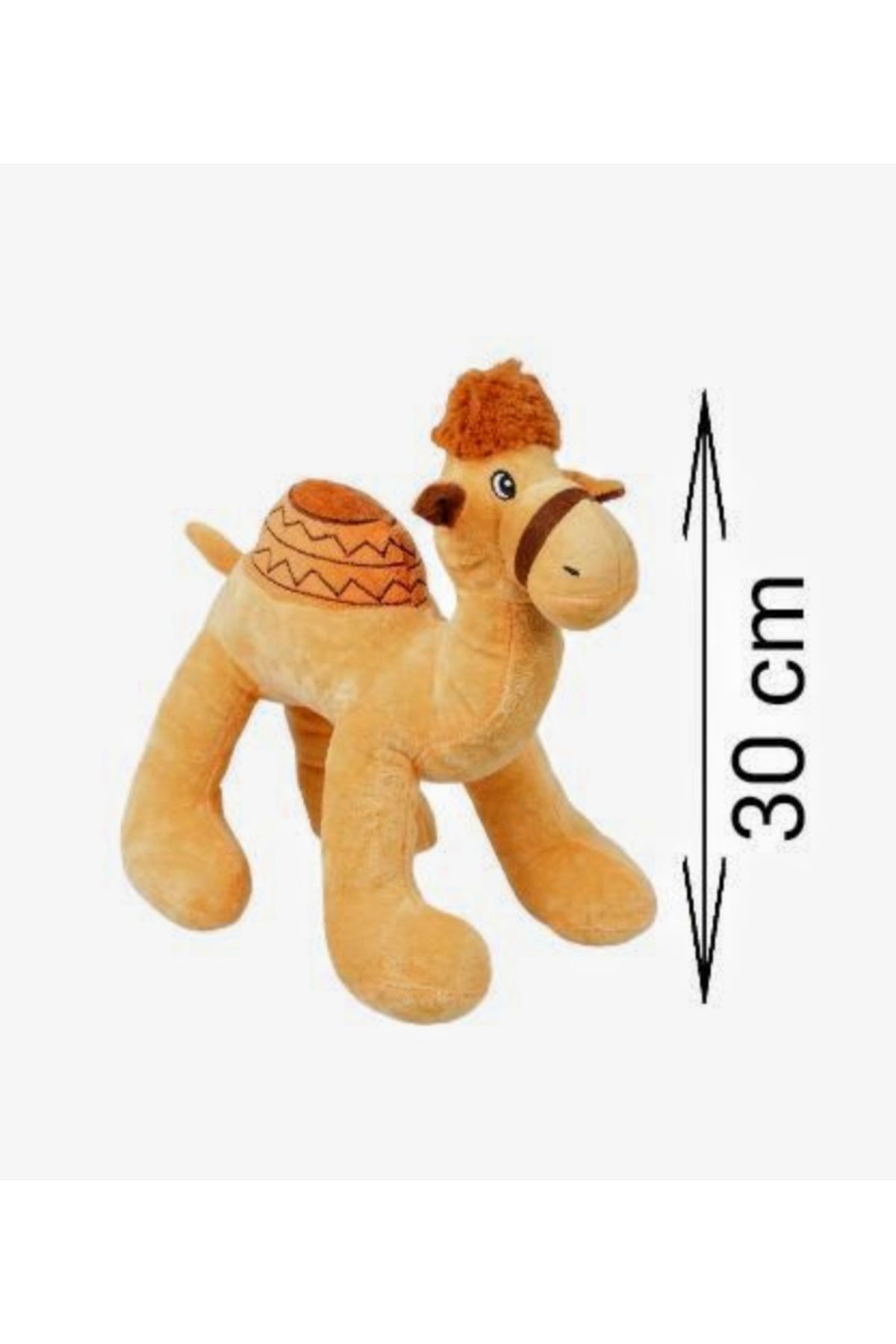 PeriYedi Hac ve Umre Özel Hediyelik Müzikli Peluş Deve 30 cm Sesli Oyuncak