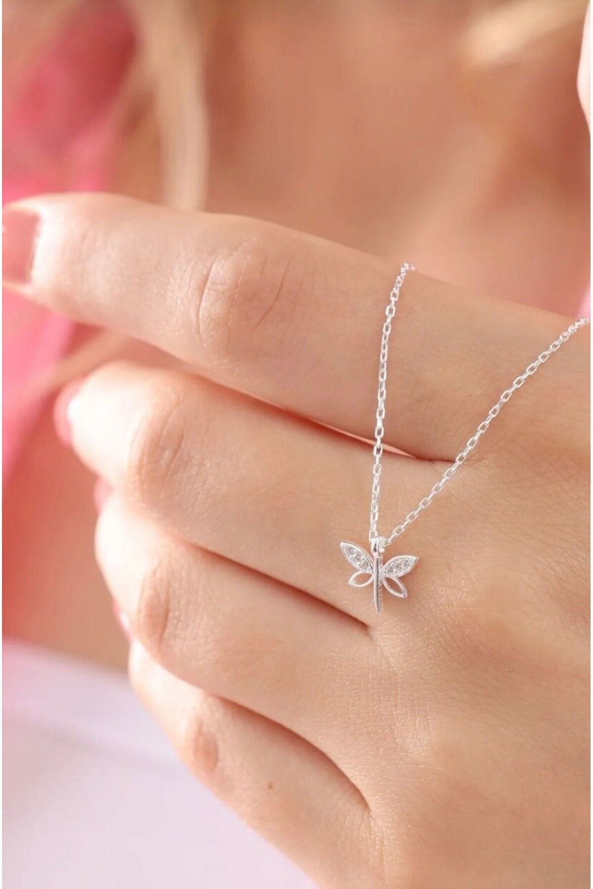 Stor SENİ ÖZEL HİSSETTİRECEK KOlye! ✨ 925 Ayar Gümüş & Zirkon Taşlı Yusufçuk
