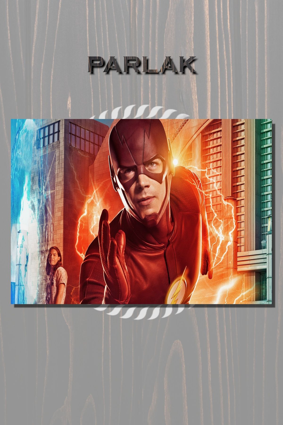 CALLWOOD The Flash Çerçevesiz Dizi Tablo,Poster - Duvar Kağıdı Yüksek Kaliteli Baskı