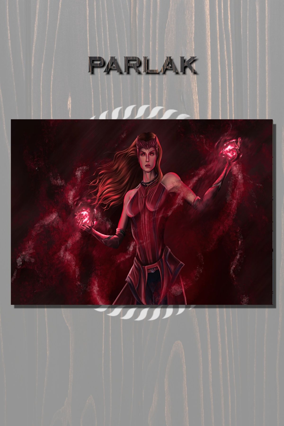 CALLWOOD Scarlet Witch Çerçevesiz FilmTablo,Poster - Duvar Kağıdı Yüksek Kaliteli Baskı