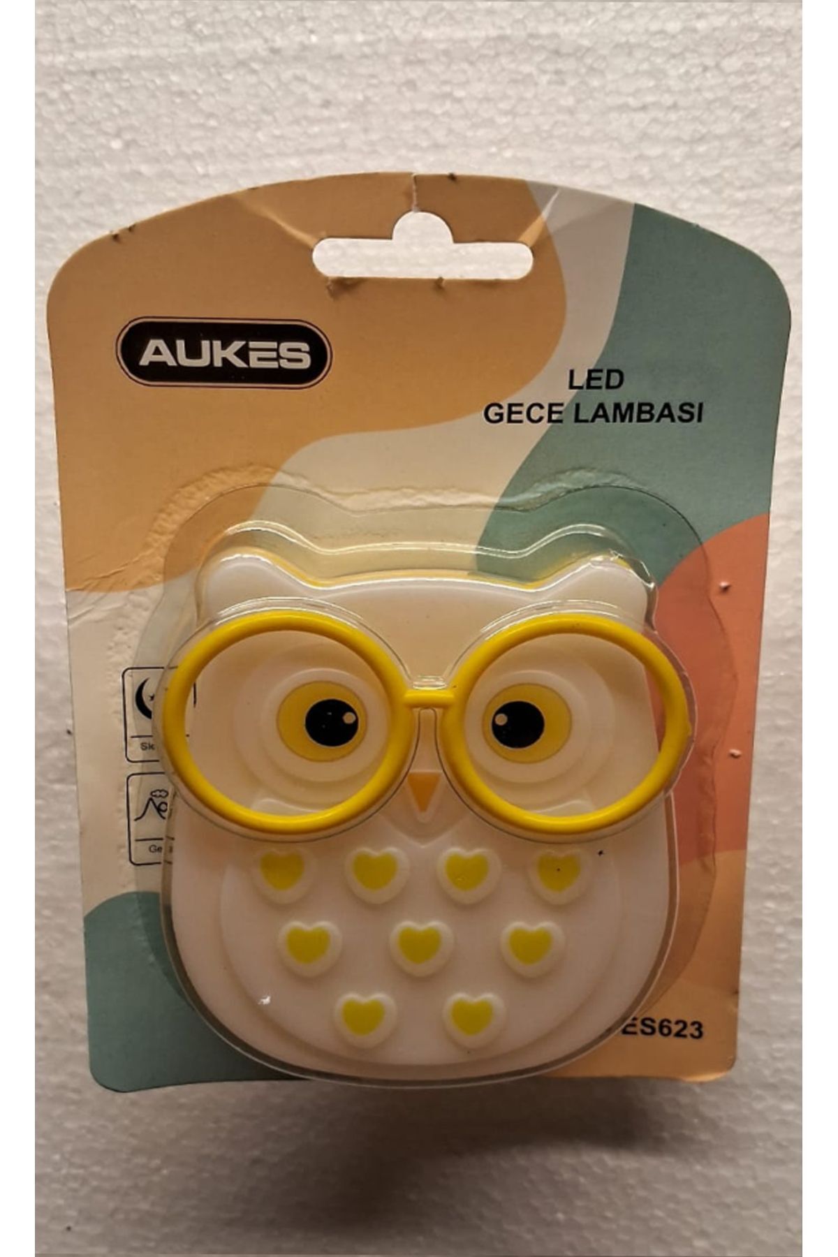 Aukes BAYKUŞ FİGÜRLÜ RENKLİ LED GECE LAMBASI