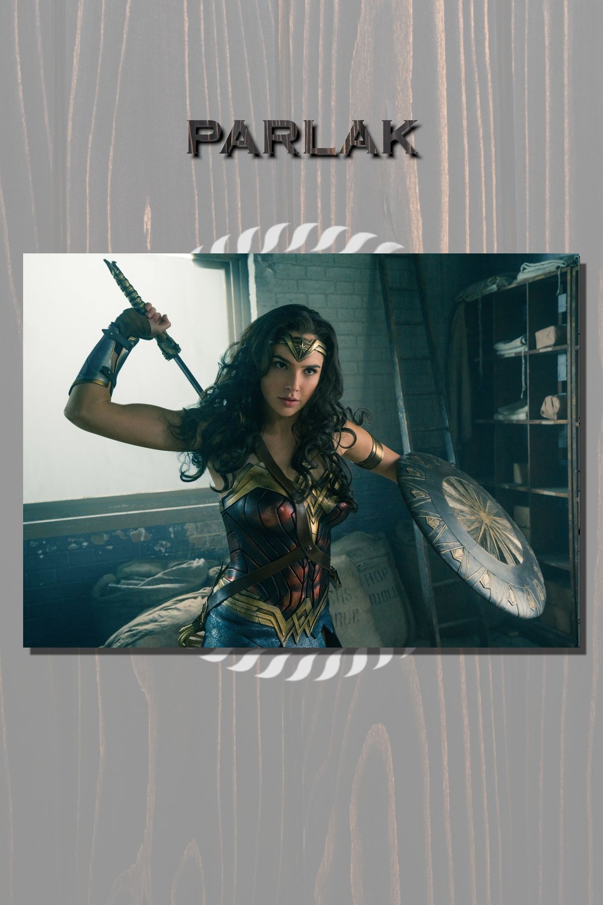 CALLWOOD Wonder Woman Çerçevesiz FilmTablo,Poster - Duvar Kağıdı Yüksek Kaliteli Baskı