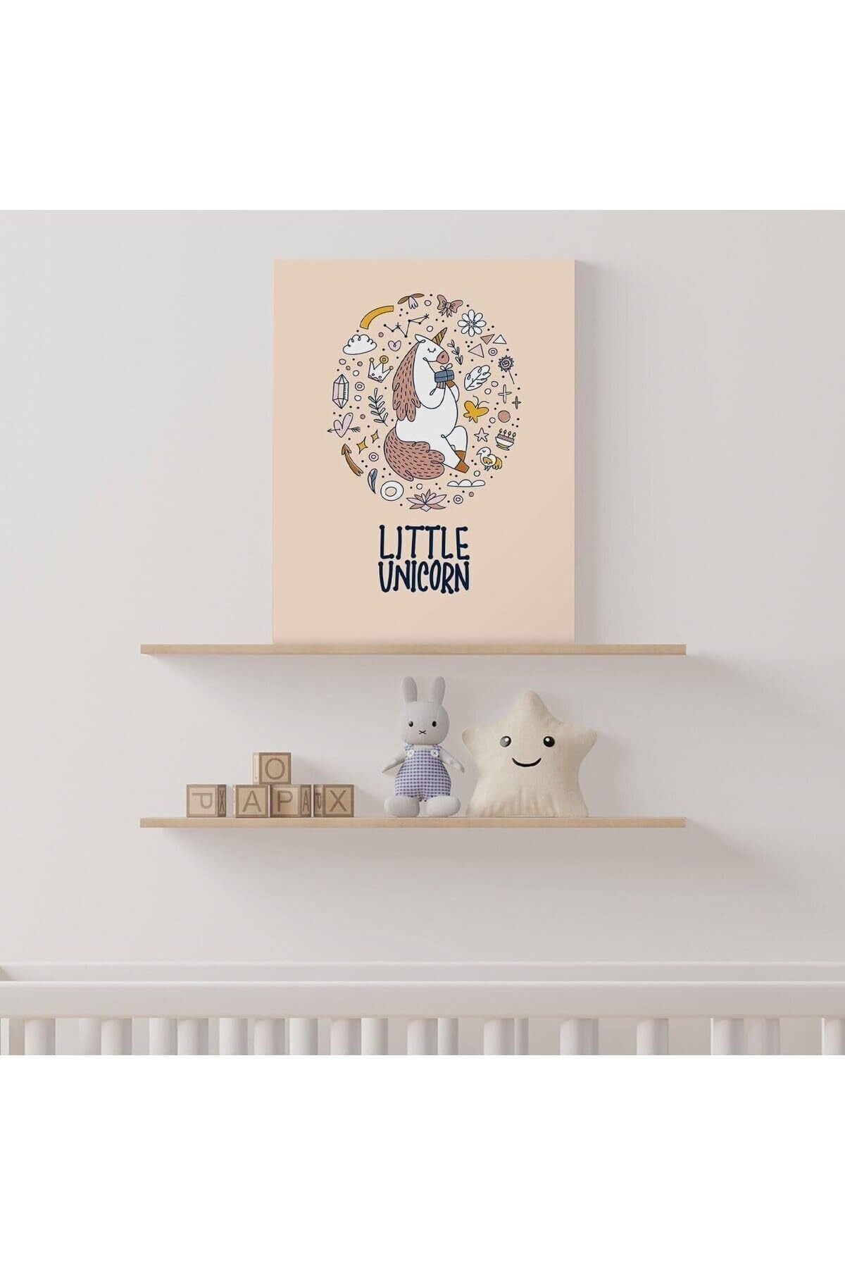 KDROĞLU KDROGLU Little Unicorn | Bebek Odasına Özel Kanvas Tablo 30X40 Cm New Desing 1109836