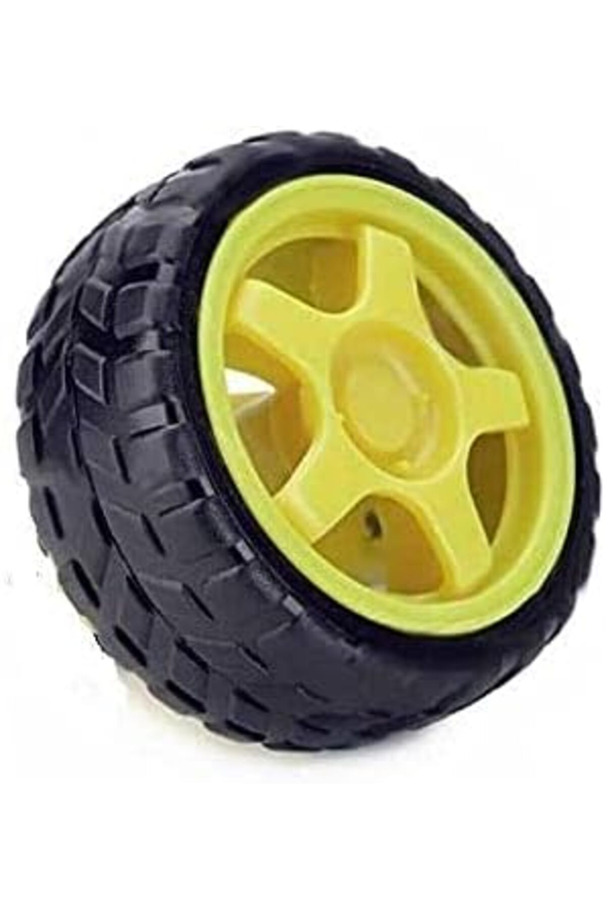 STOREMAX htpshopmx 6 V 250 RPM Motor Uyumlu Tekerlek - Sarı Tekerlek str http 1092444