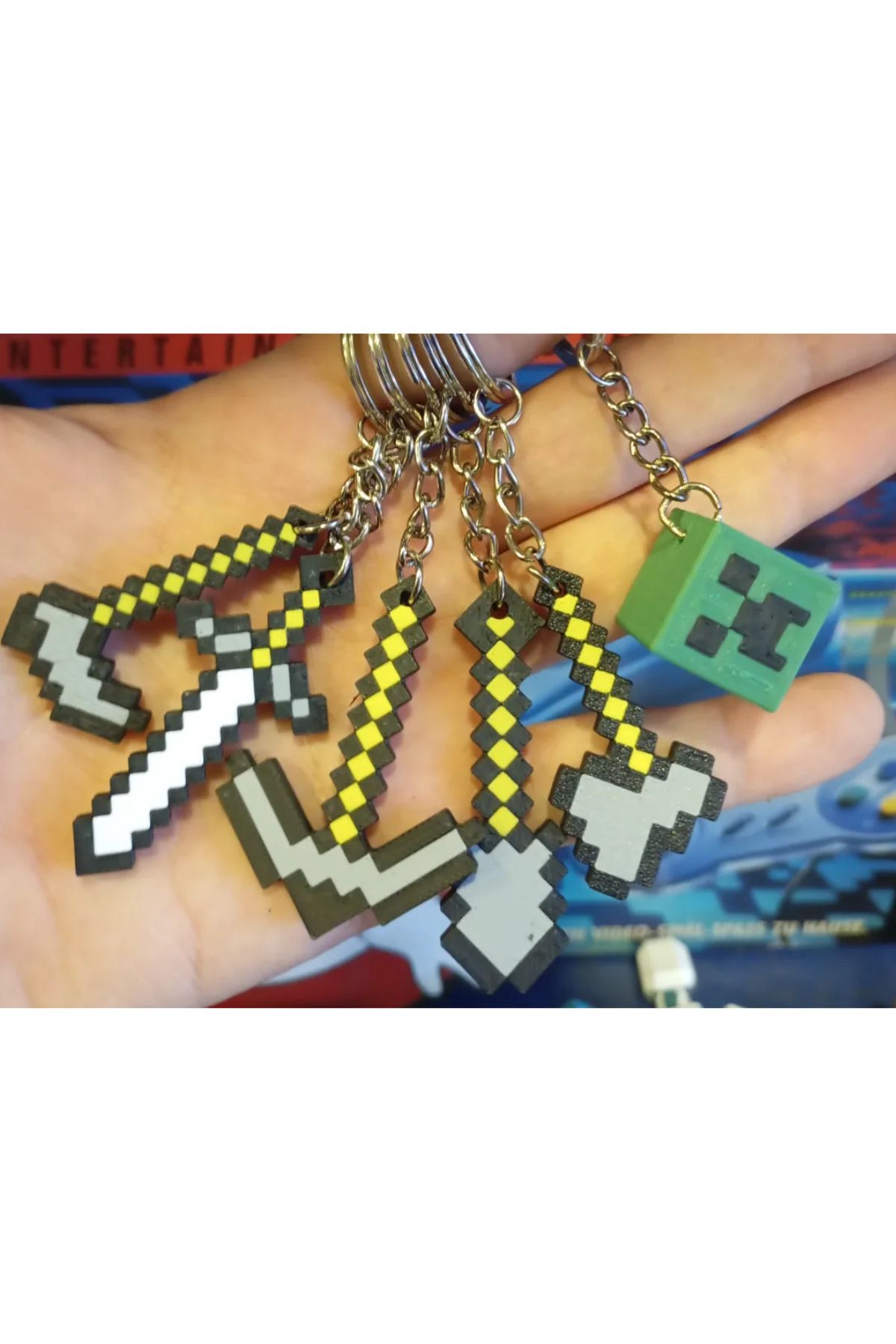 mimo Minecraft 6’lı Set Anahtarlık