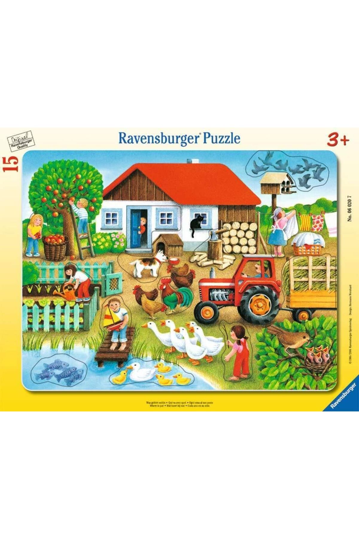 STOREMAX htpshopmx BÇer Puzzle, Was Gehort Wohin, 15 Parça str http 1092444