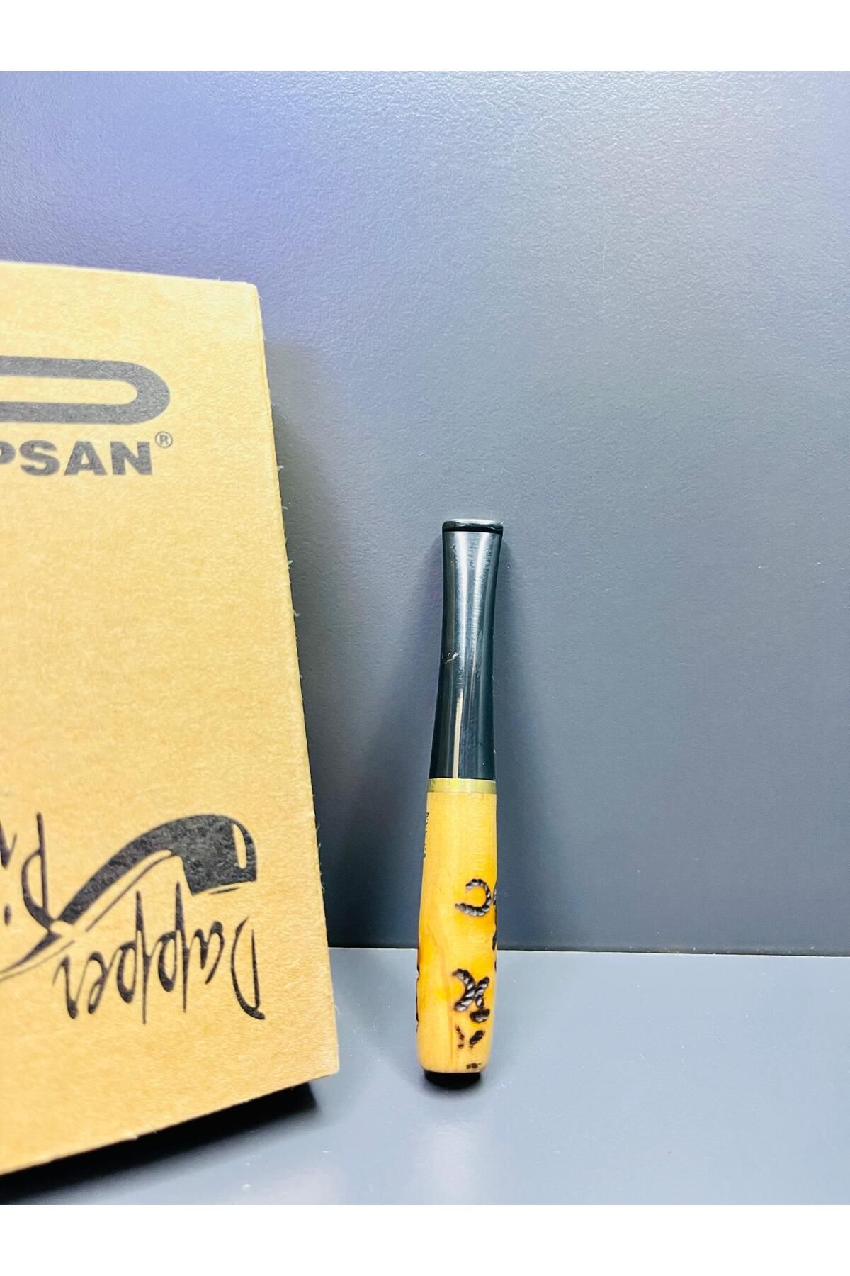 Pipsan Hakiki Gül Ağacı 7 mm(Slender) Premium Sigara Ağızlığı