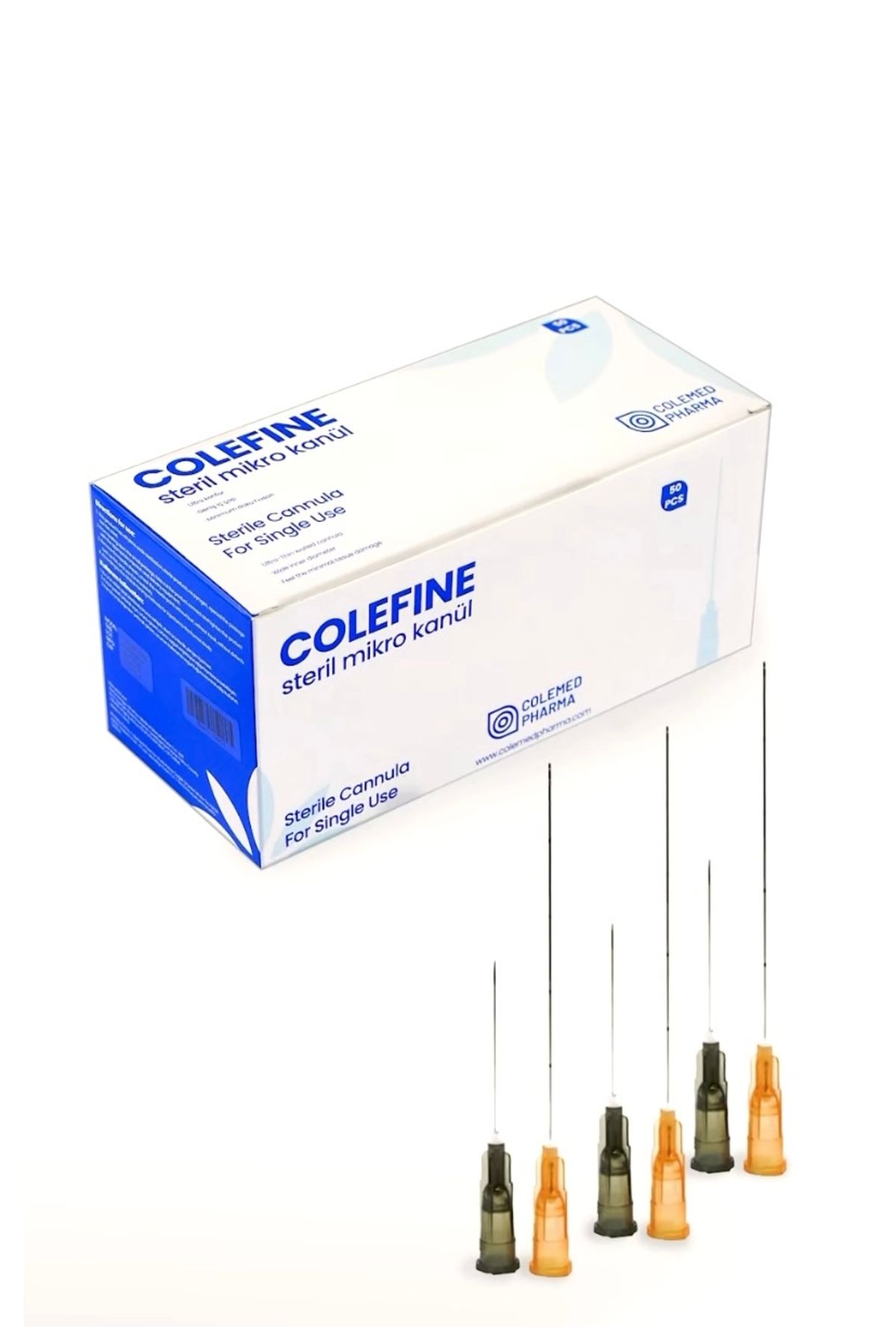 COLEFINE Dolgu Kanülü 25G x 50mm (50 Adet)