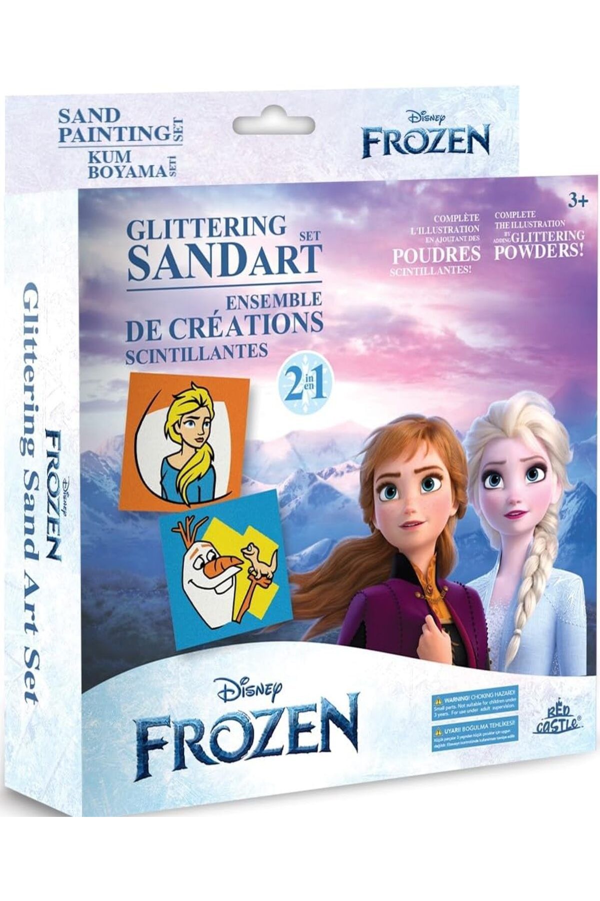 STOREMAX htpshopmx Castle Eğitici Ve Eğlenceli Frozen Kum Boyama Seti- Mbk-10 str http 1092444