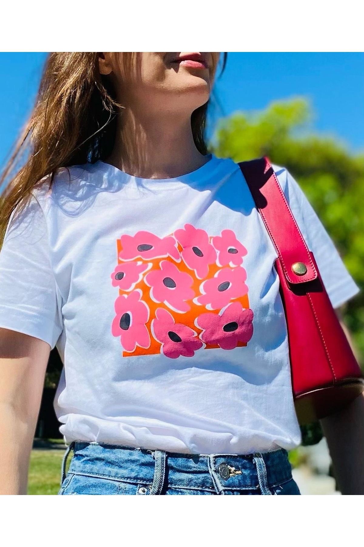 sole stories Oversize Kesim Kısa Kollu Baskılı T-shirt