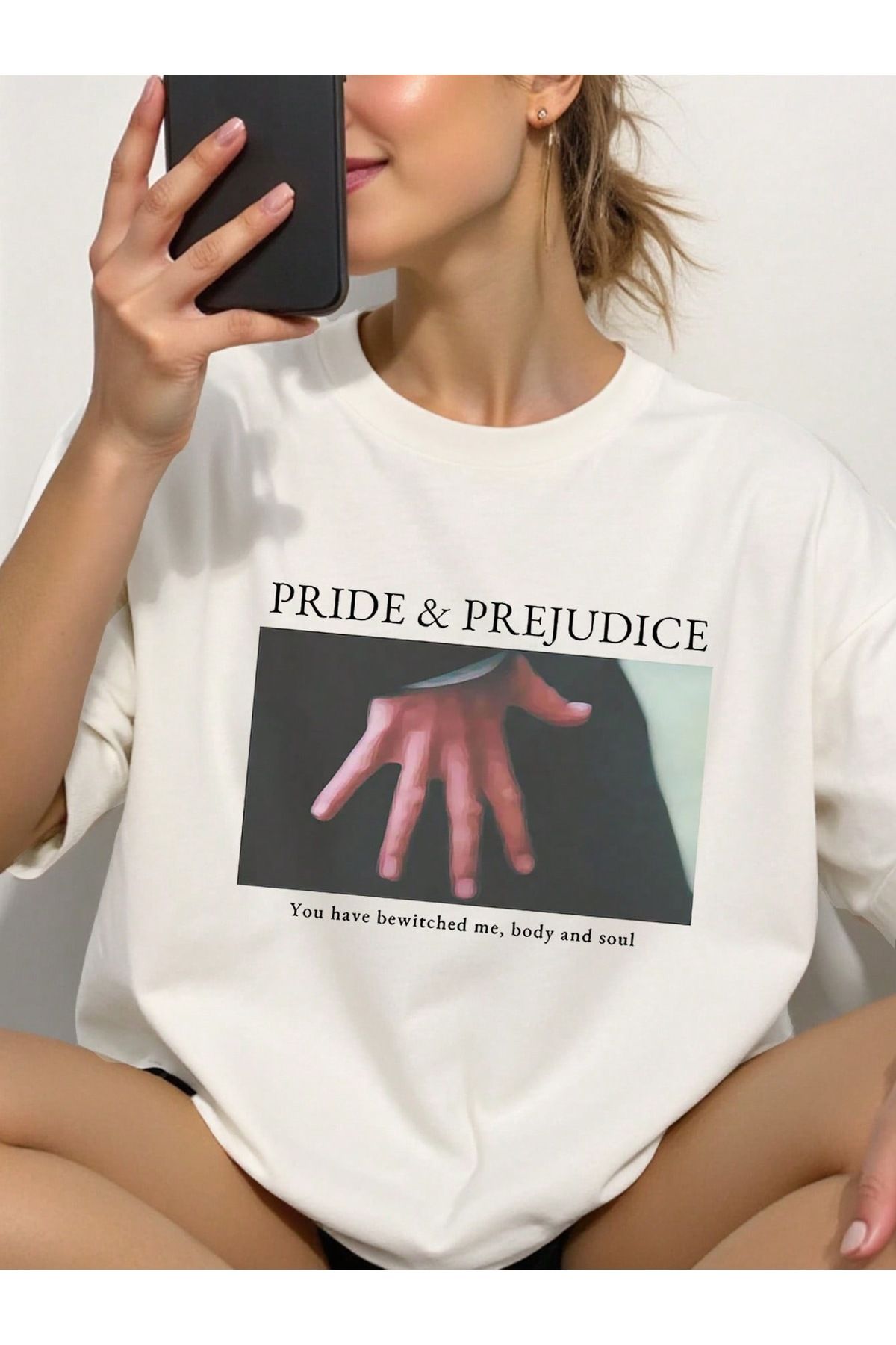 sole stories Oversize Kesim Kısa Kollu Baskılı T-shirt