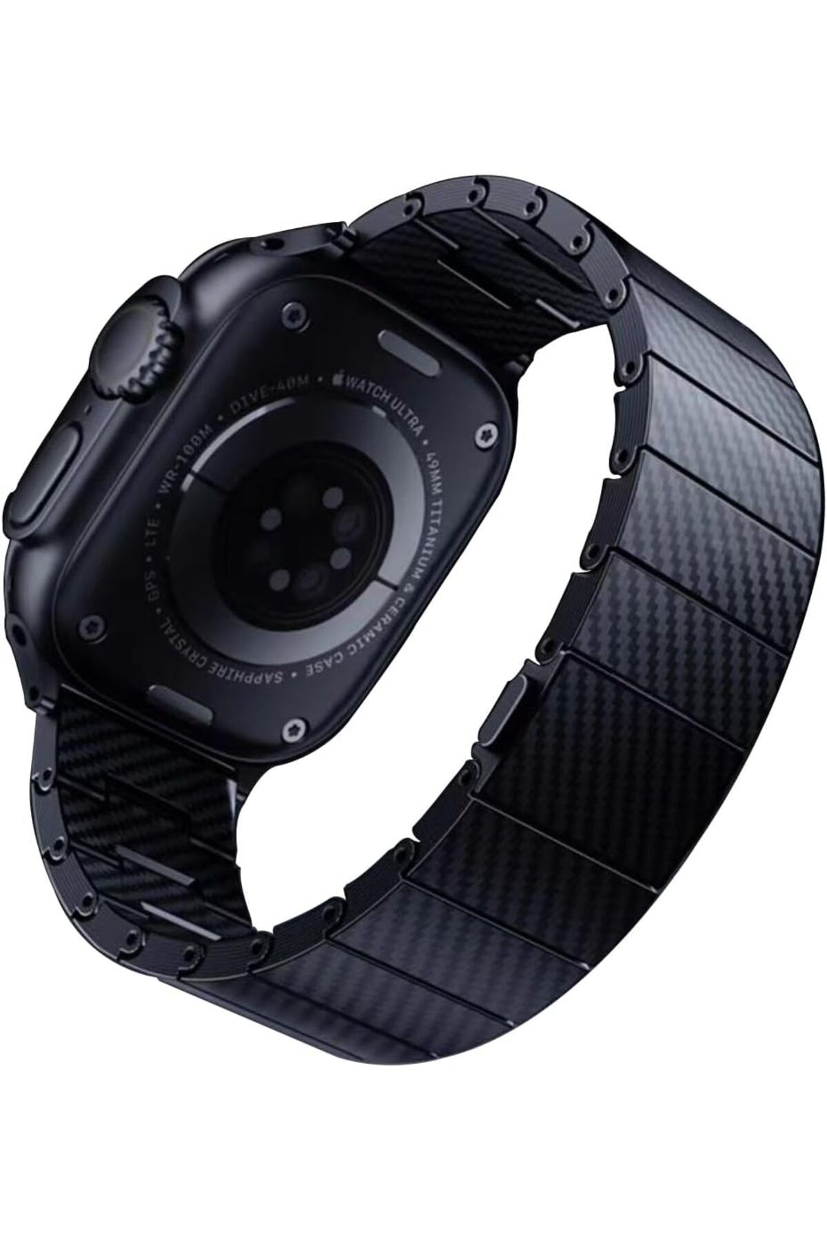 DERİK dsr İle Uyumlu Watch 42mm KRD-90 600D Karbon Fiber Kordon Siyah hrn 1122015